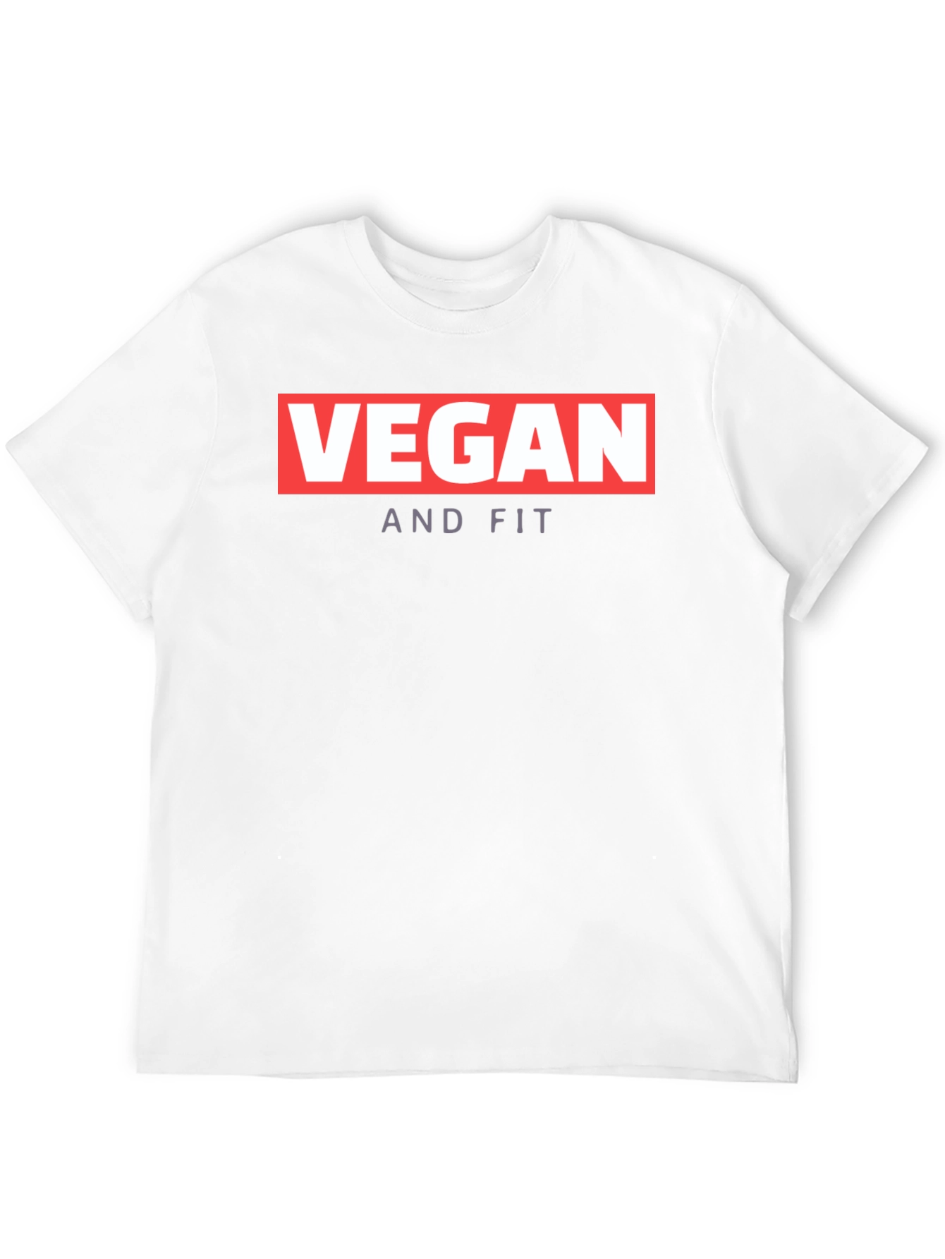 Vegan And Fit T-Shirt - Black