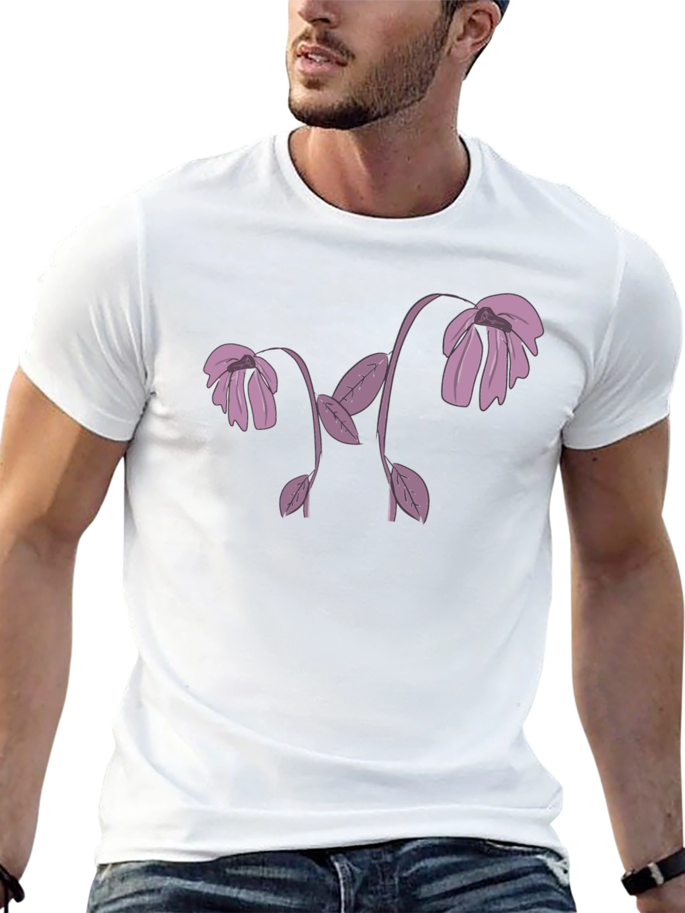 Floral Graphic Tee - Stylish Casual Wear