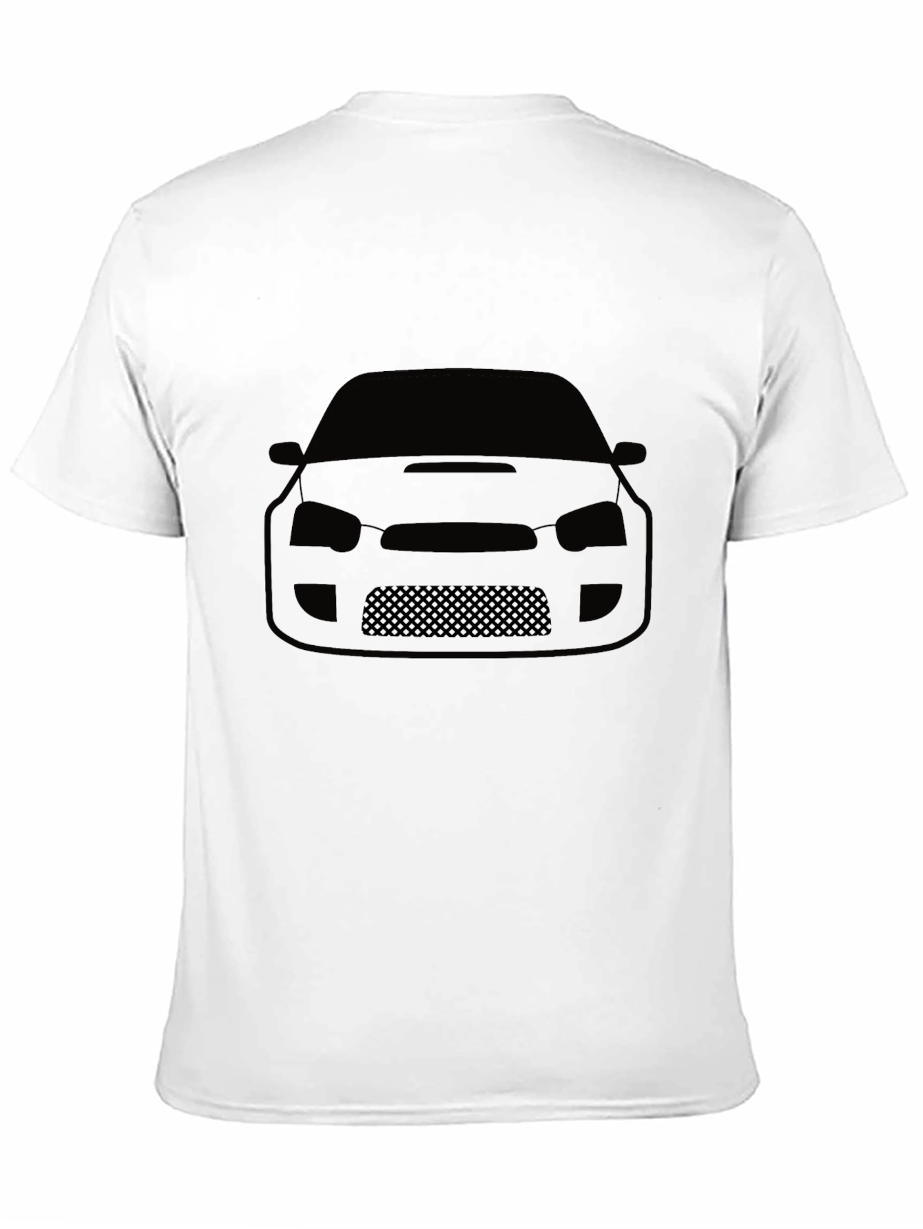 Car Silhouette Graphic Tee - Black