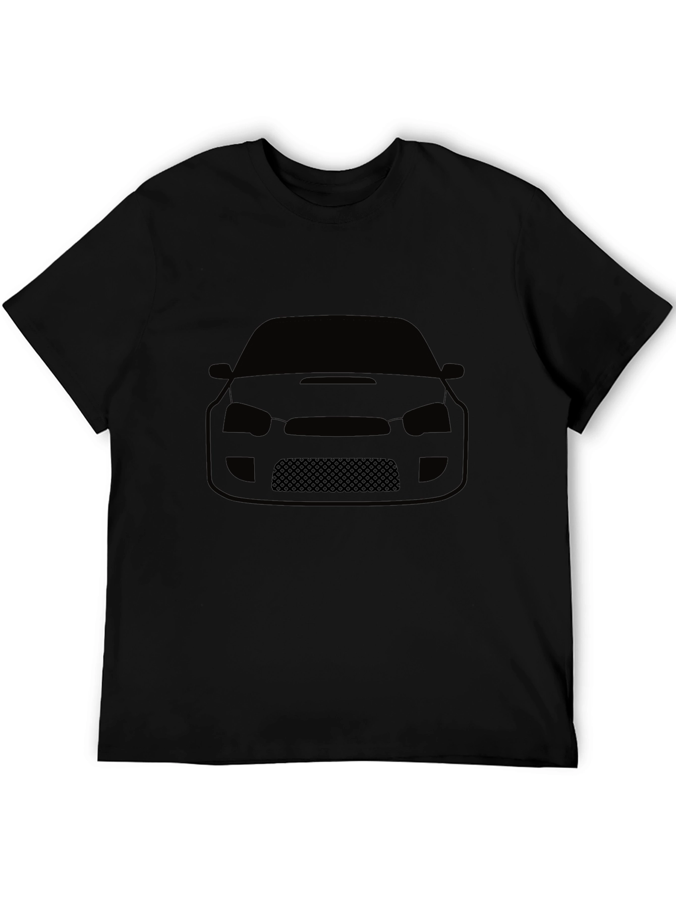 Car Silhouette Graphic Tee - Black