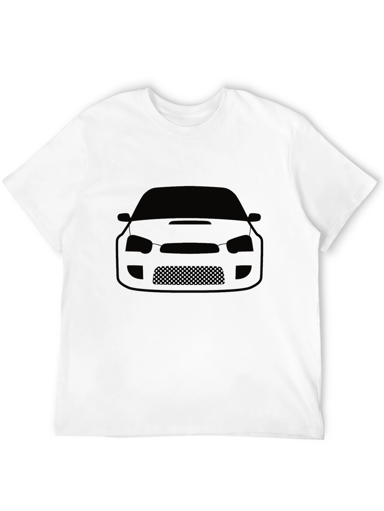 Car Silhouette Graphic Tee - Black