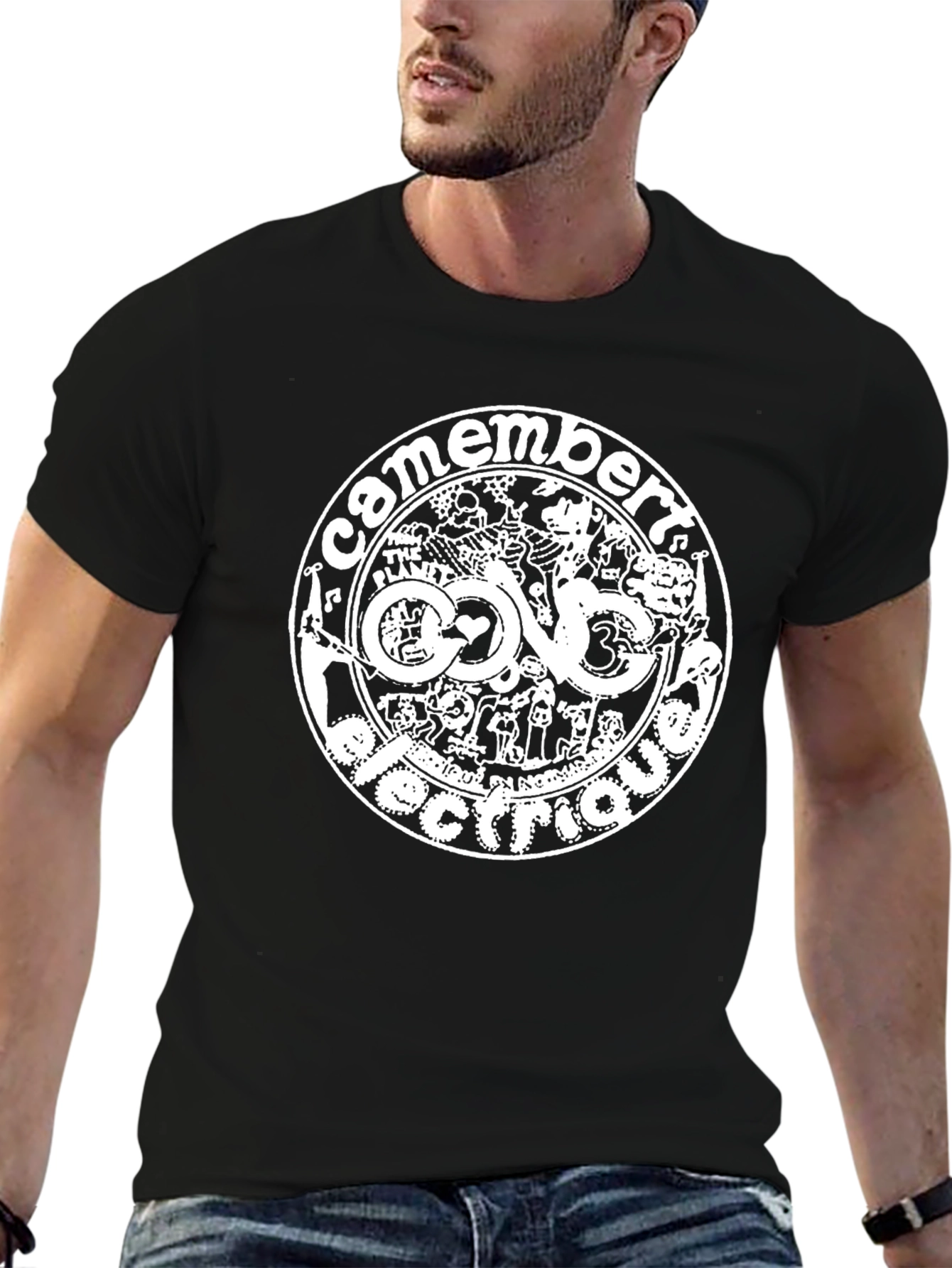 Camembert Electrique Retro Graphic T-Shirt