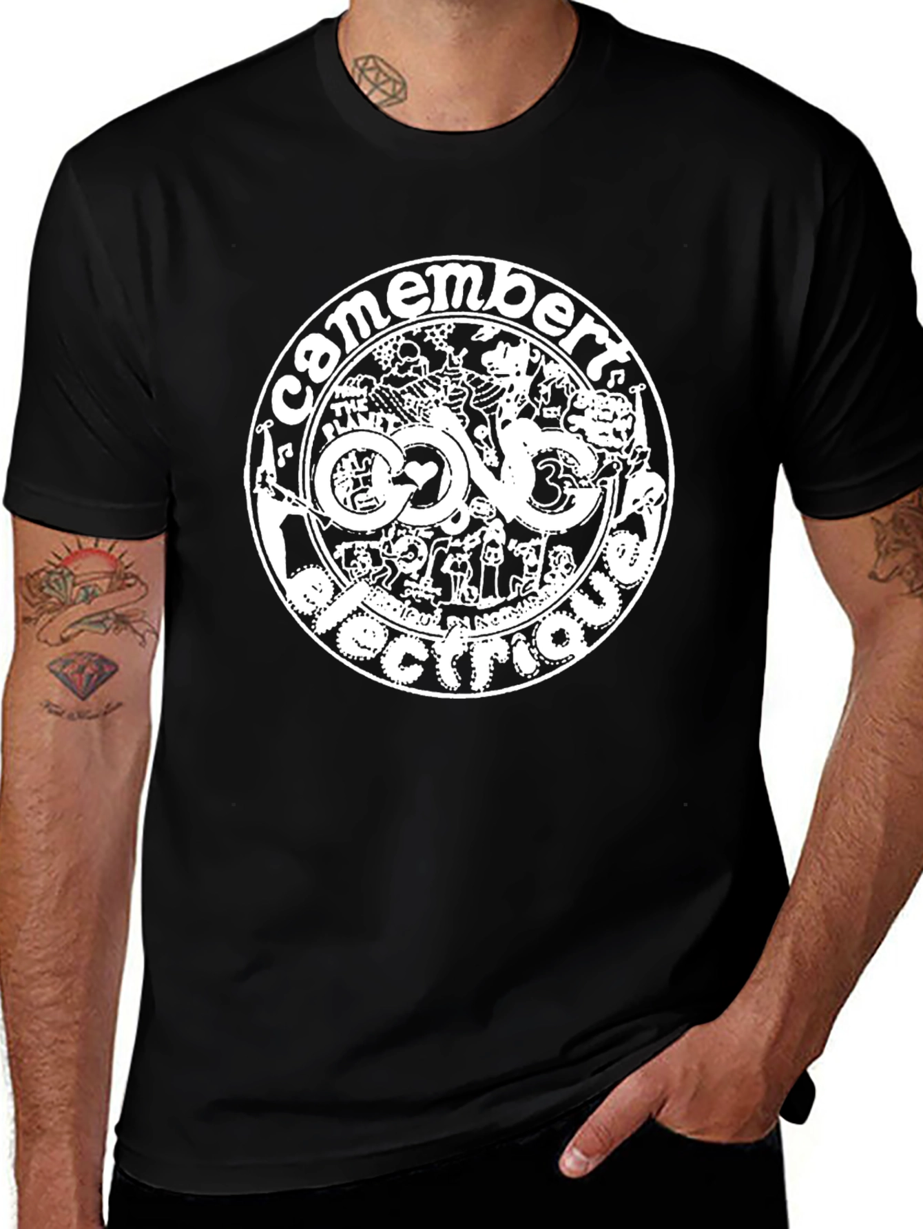 Camembert Electrique Retro Graphic T-Shirt