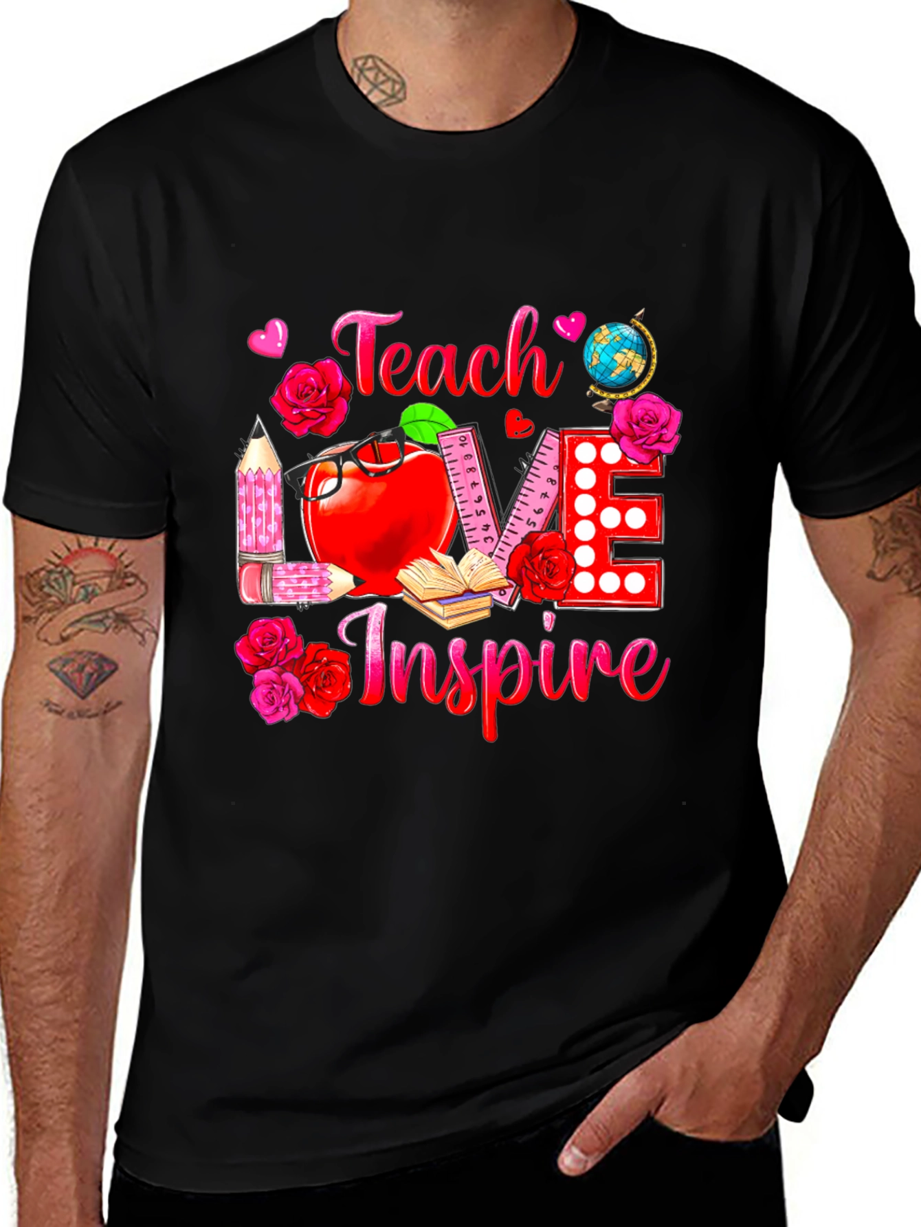 Teach Love Inspire Teacher T-Shirt