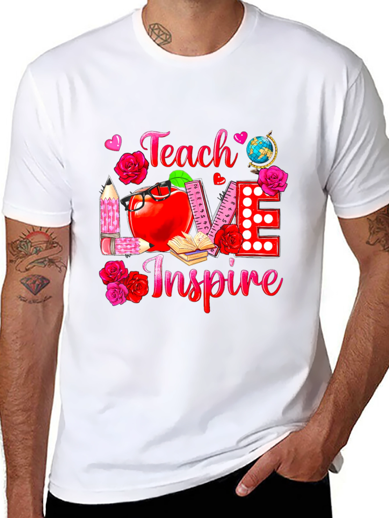 Teach Love Inspire Teacher T-Shirt