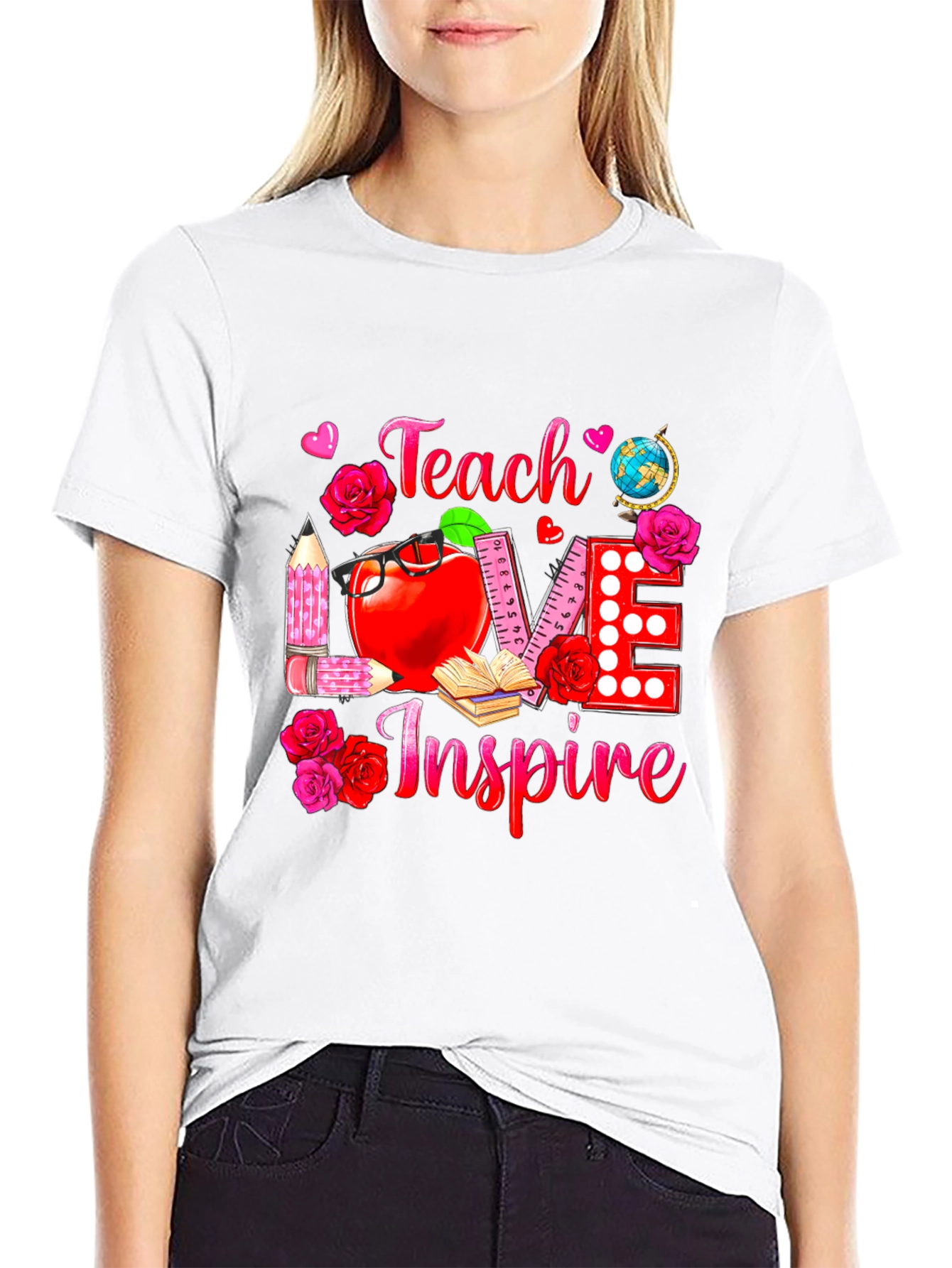 Teach Love Inspire Teacher T-Shirt