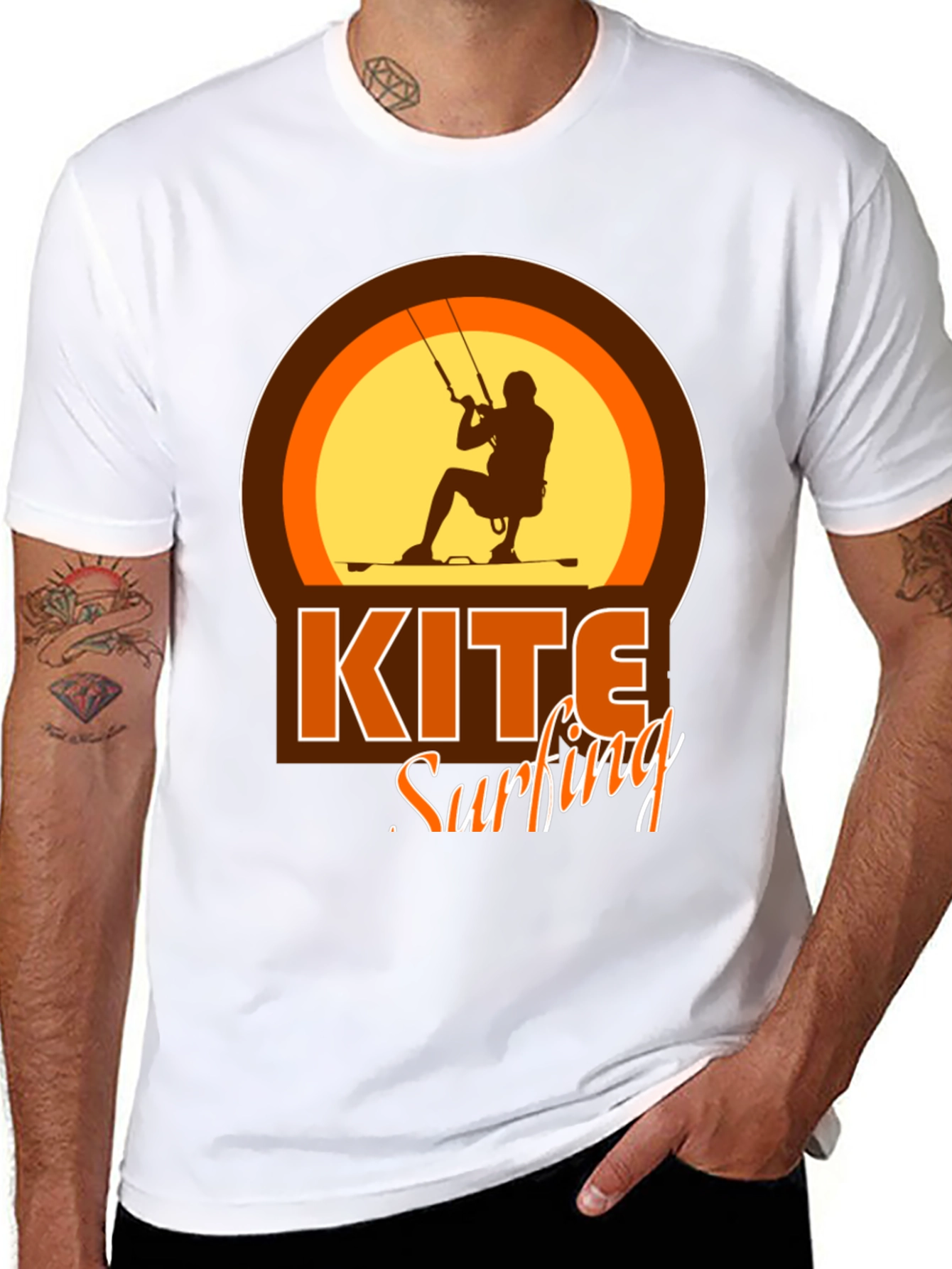 Kite Surfing Graphic Tee - Adventure Ready T-Shirt