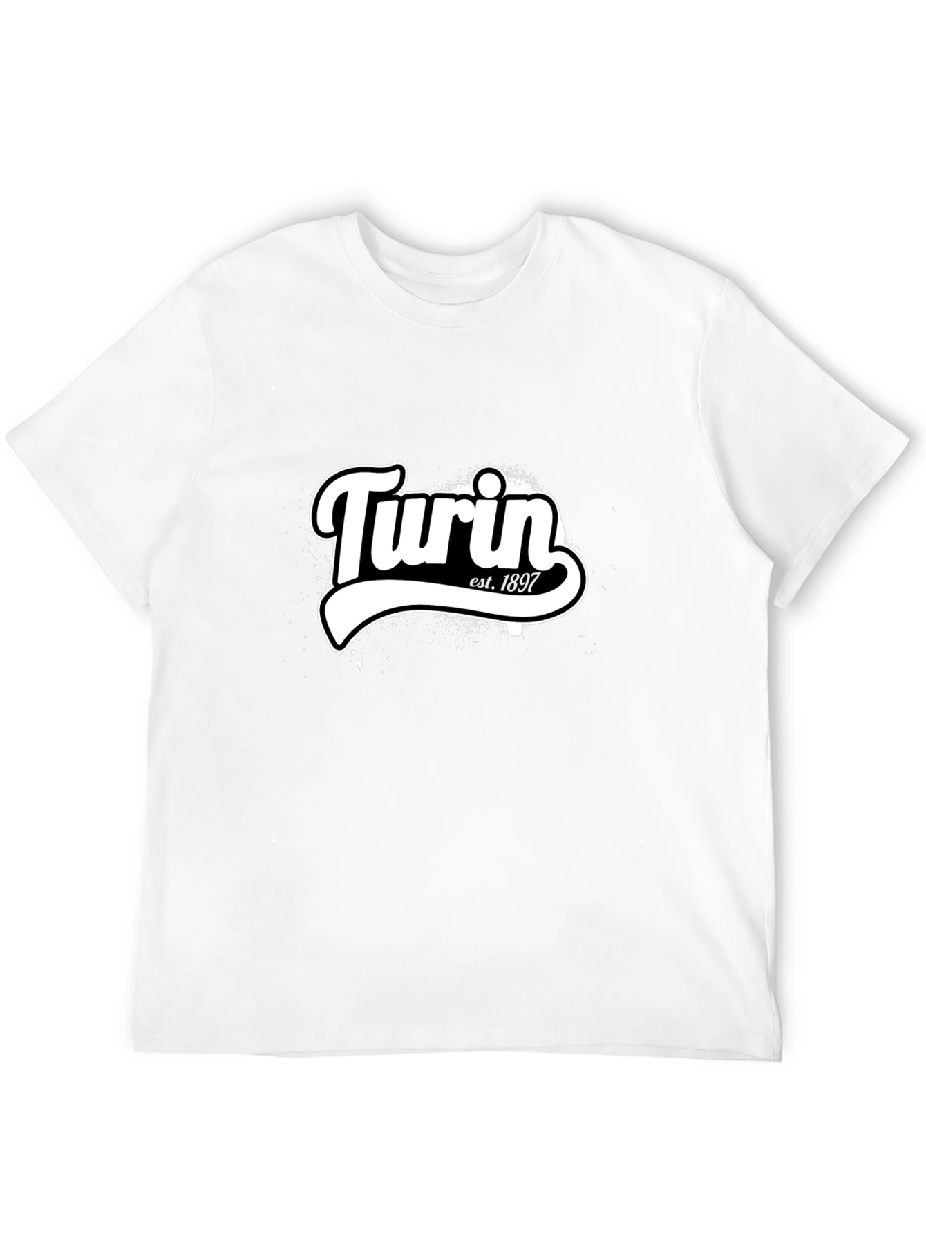 Turin Est. 1897 Black Graphic Tee