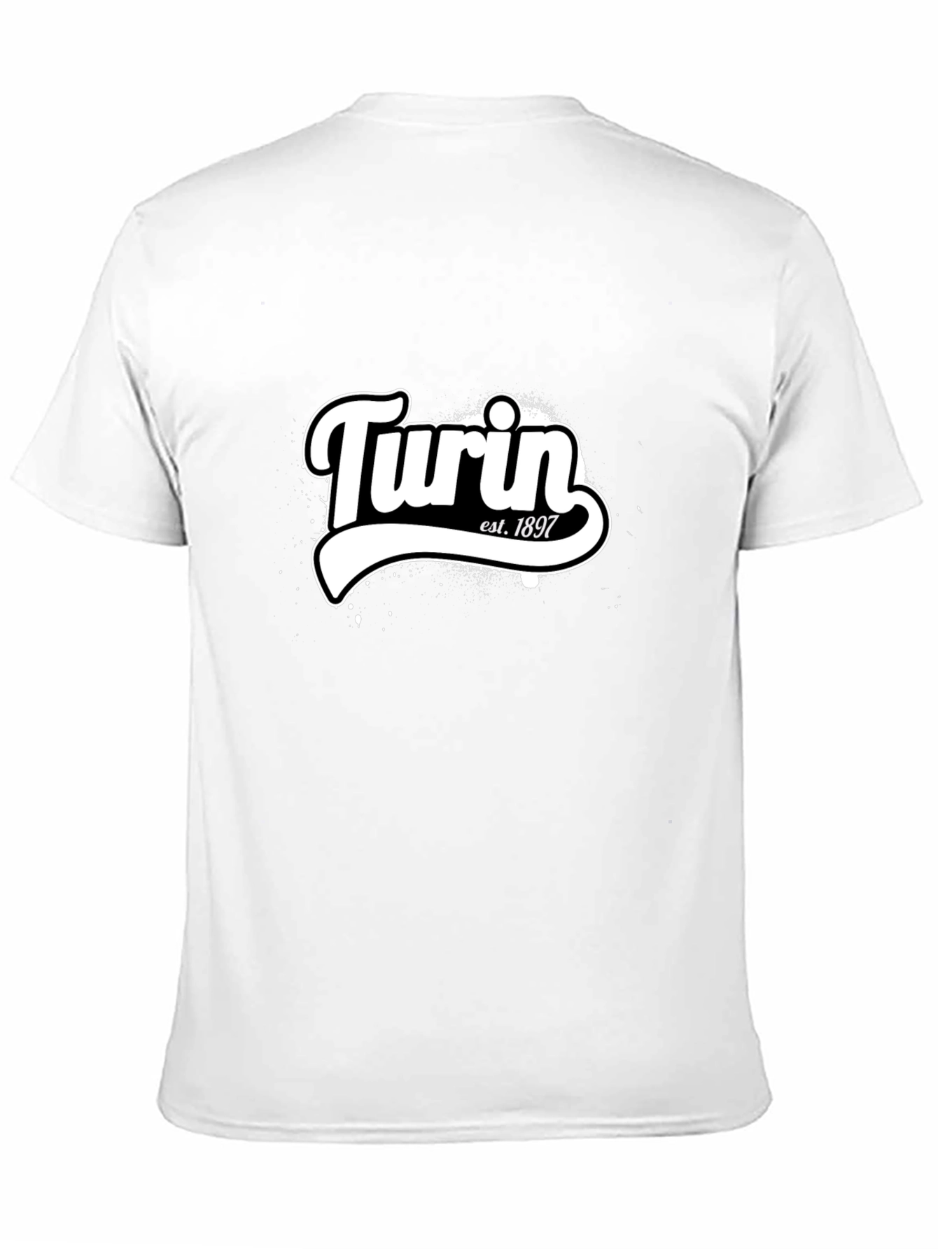 Turin Est. 1897 Black Graphic Tee
