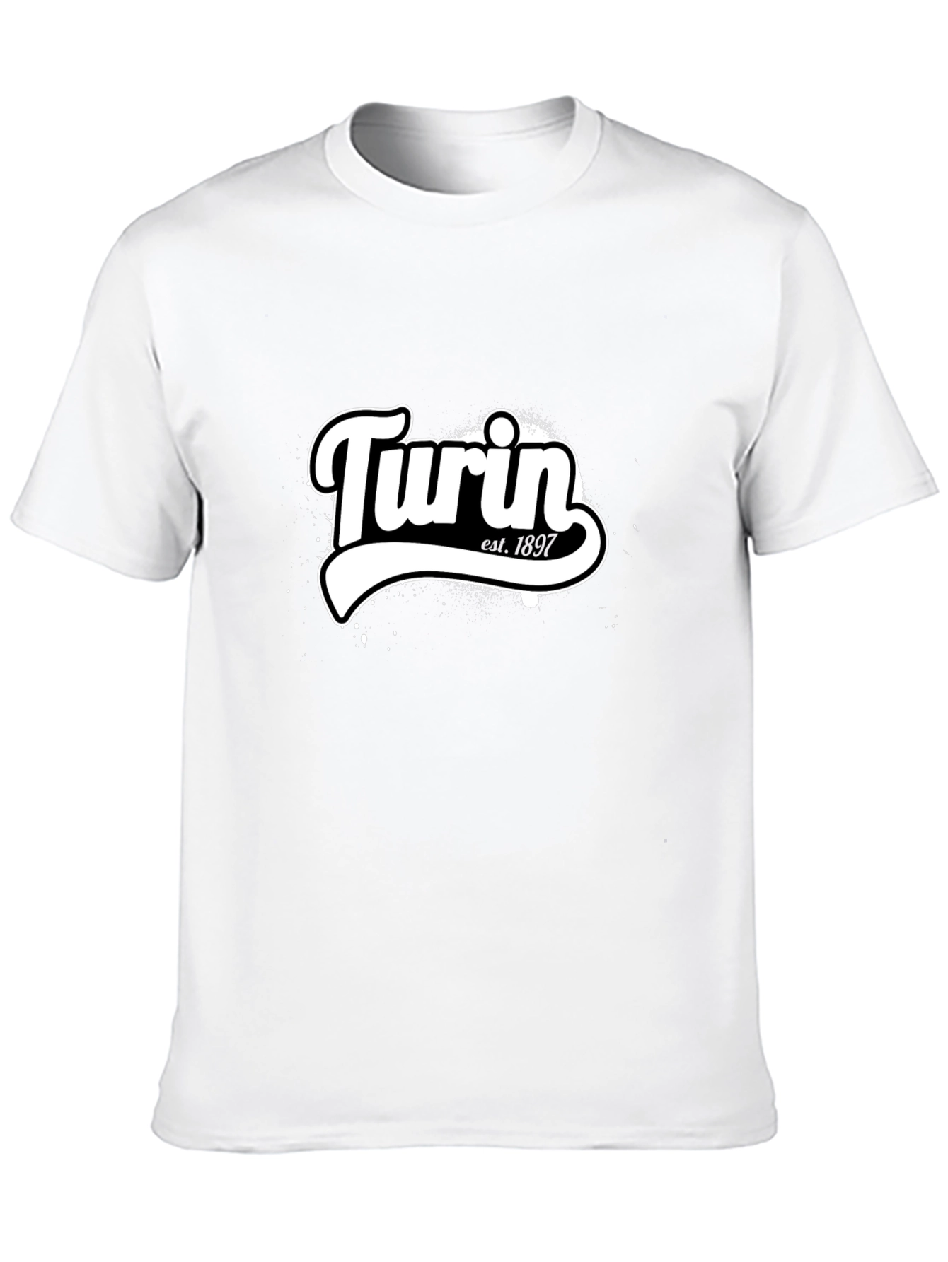Turin Est. 1897 Black Graphic Tee