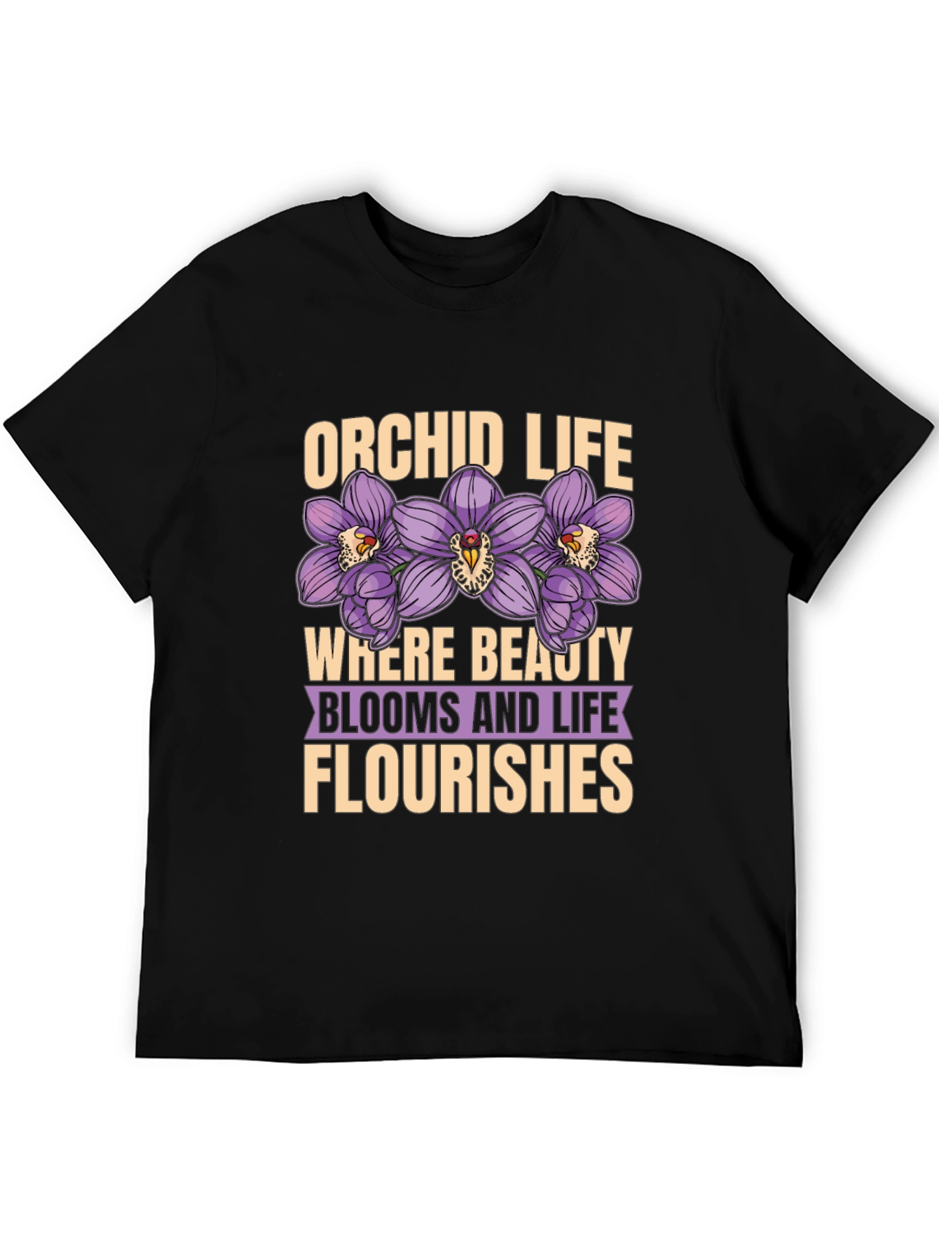 Orchid Life Graphic T-Shirt