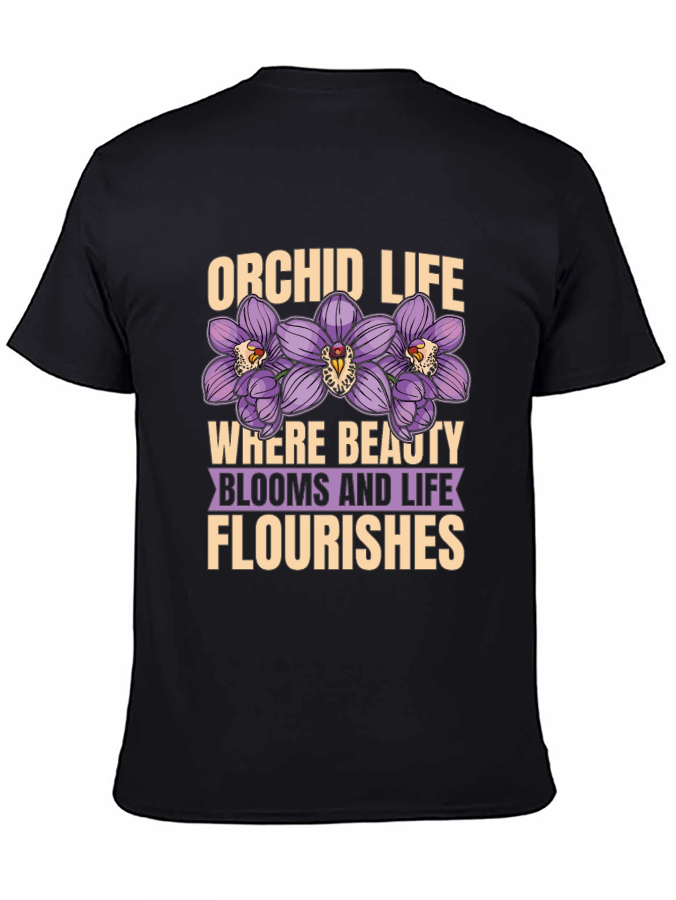 Orchid Life Graphic T-Shirt