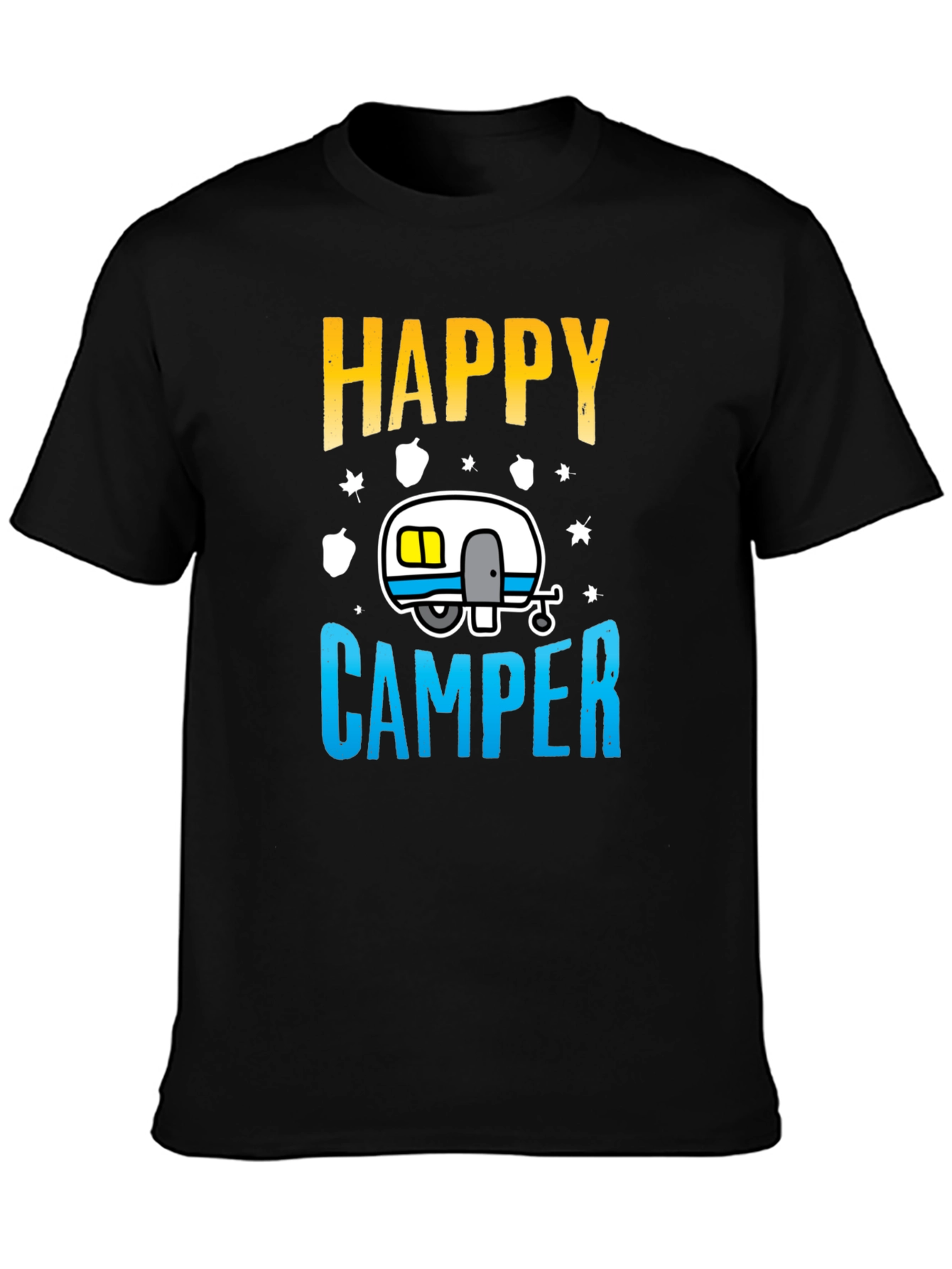 Happy Camper Graphic Tee - Camping Adventure Shirt