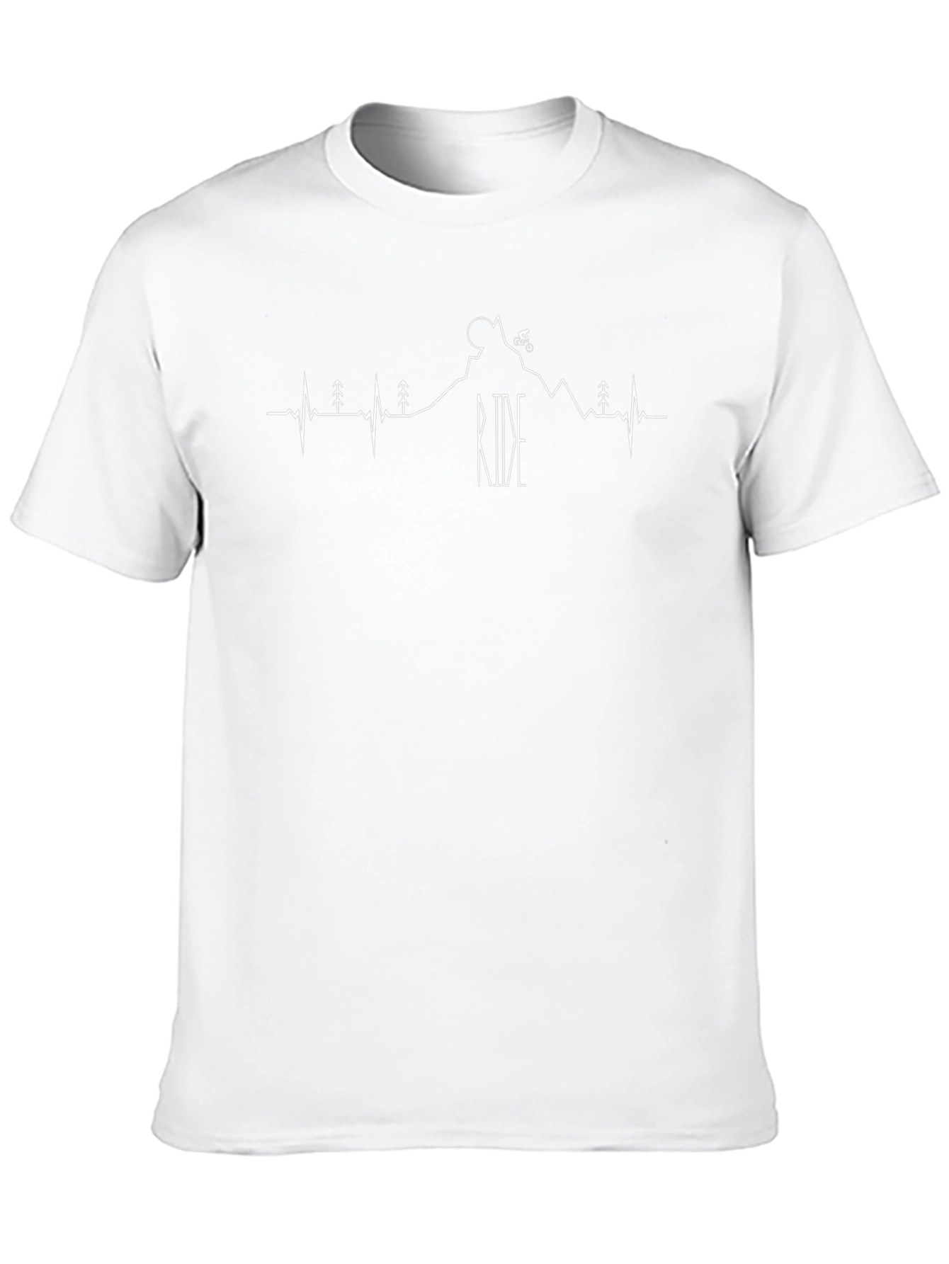 Ride Heartbeat Mountain Biking T-Shirt