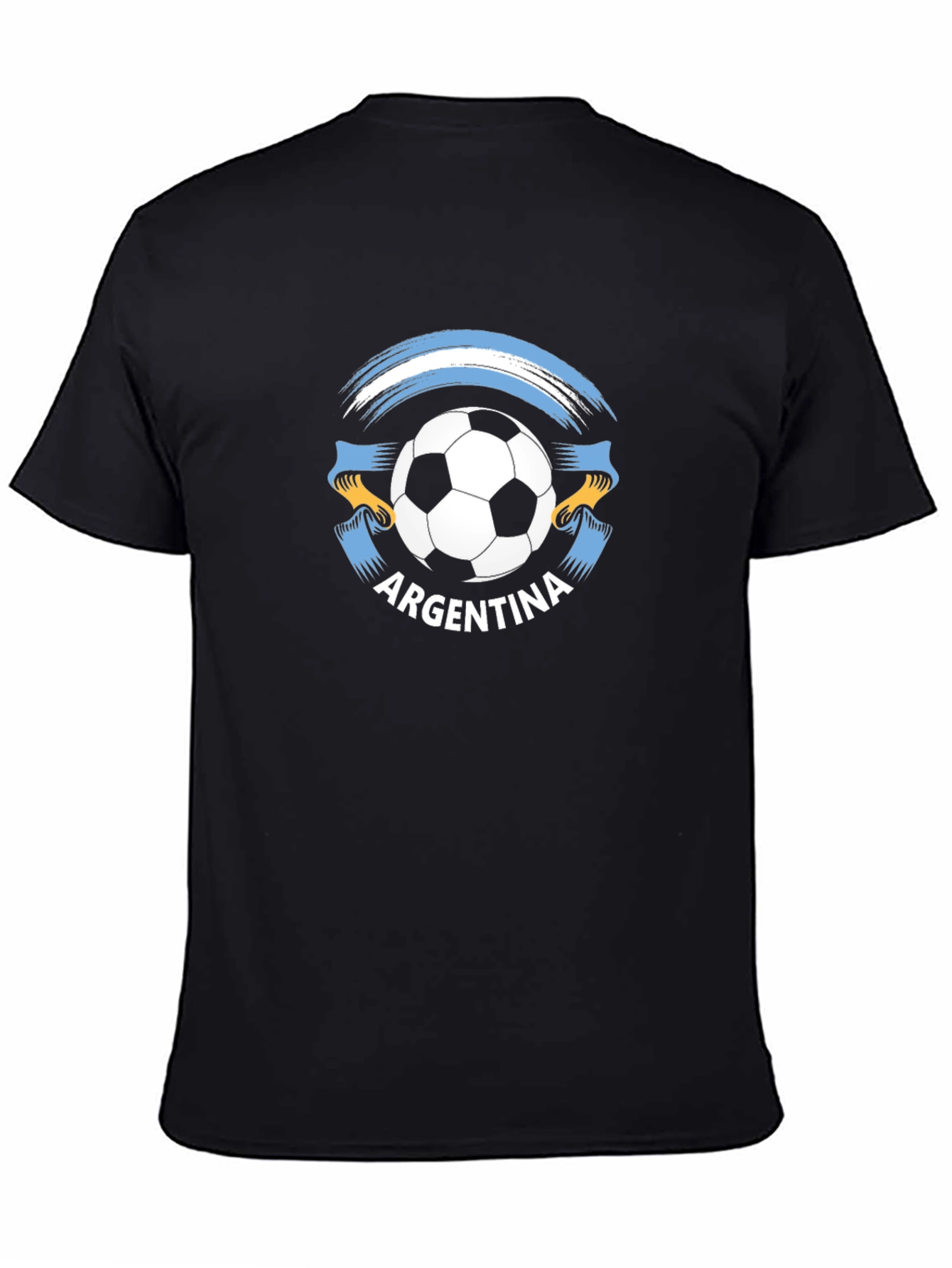 Argentina Soccer T-Shirt - Black