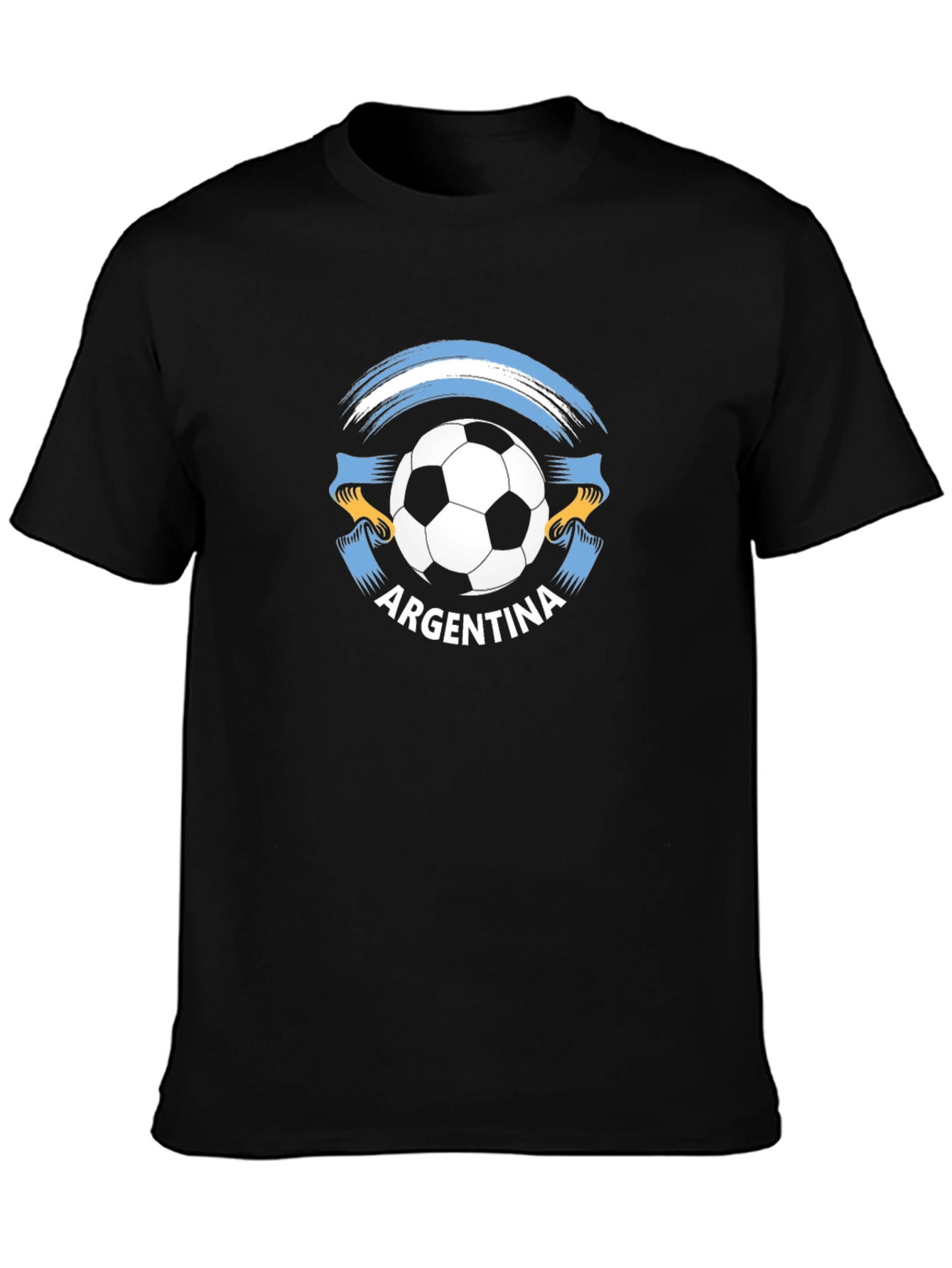 Argentina Soccer T-Shirt - Black