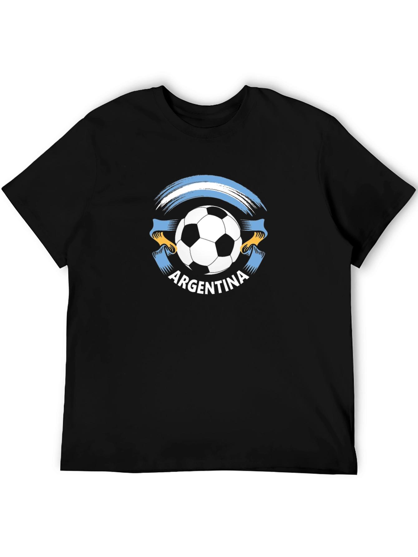 Argentina Soccer T-Shirt - Black