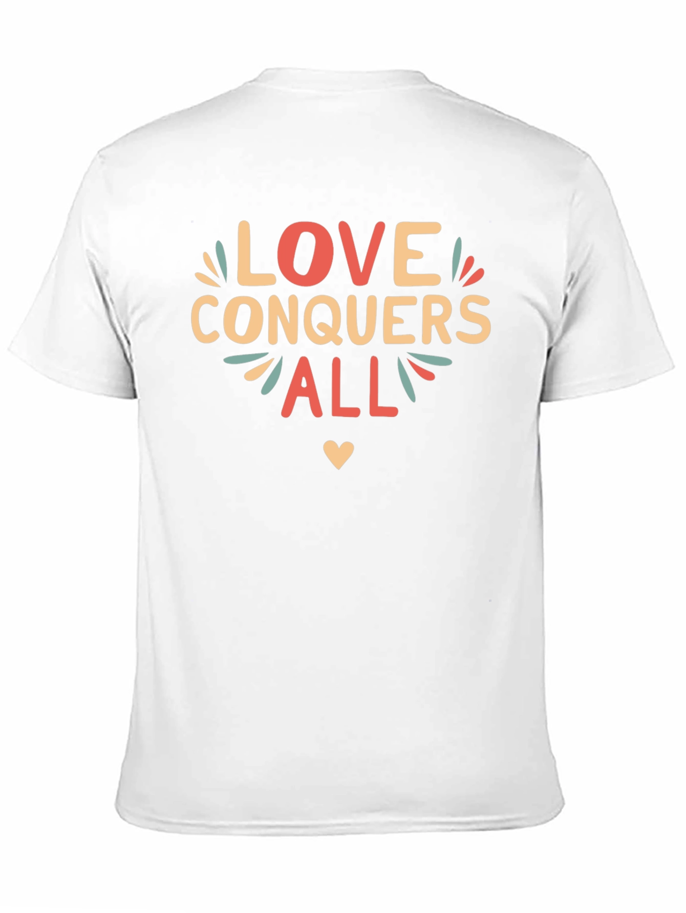 Love Conquers All Graphic Tee - Black