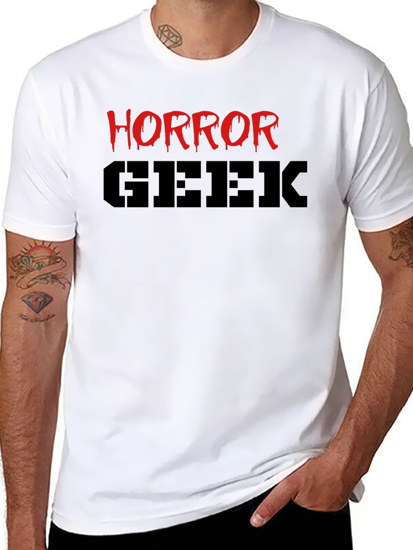 Horror Geek Black T-Shirt