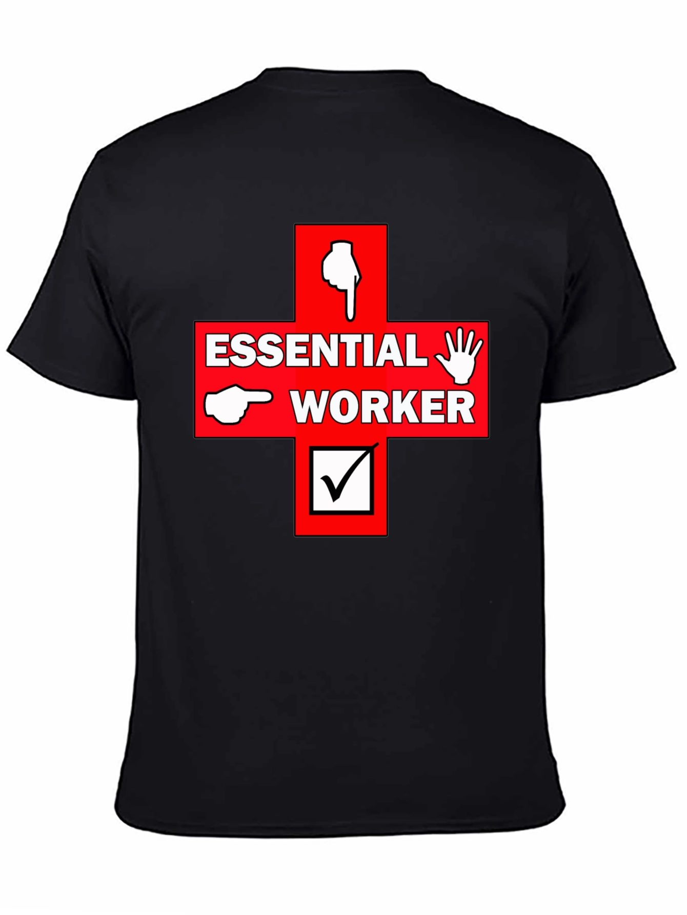 Essential Worker Graphic Print Tee