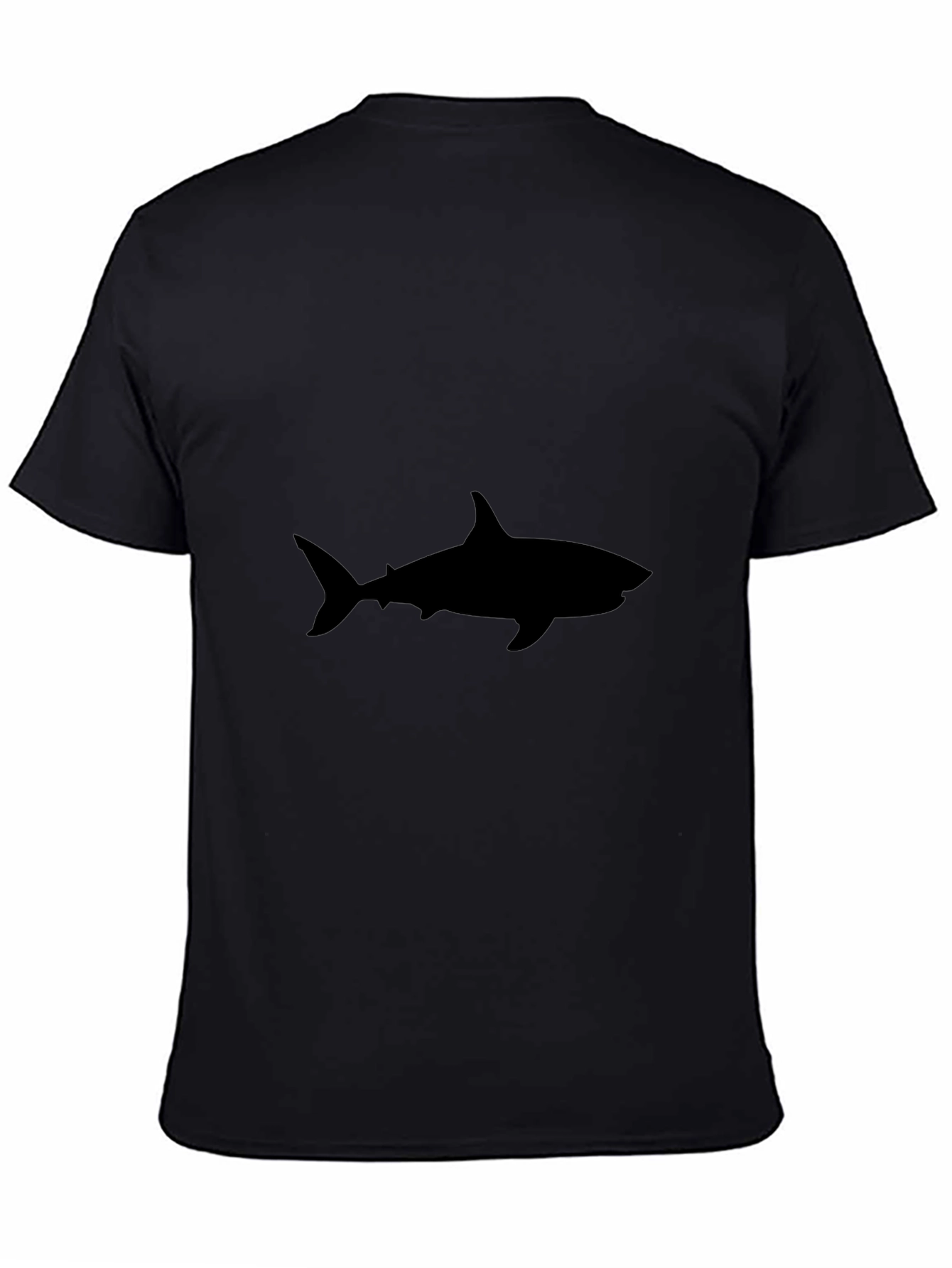 Black Shark Graphic Tee - Casual Style