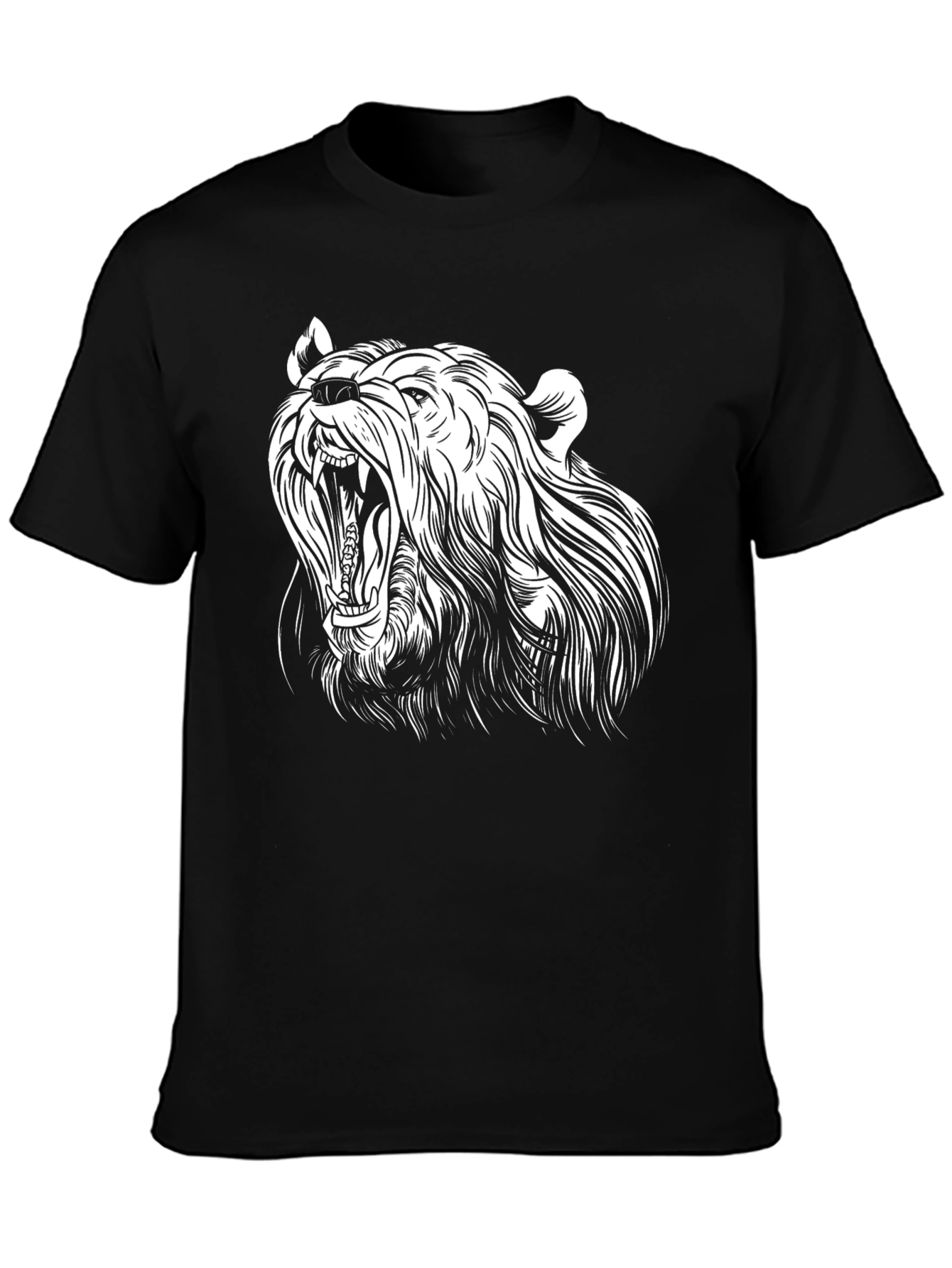 Bear Graphic Black T-Shirt