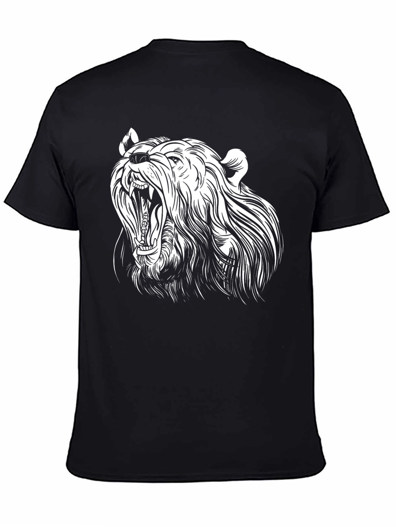 Bear Graphic Black T-Shirt