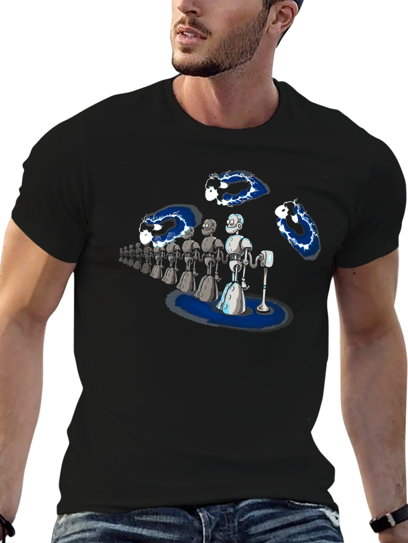 Robot & Electric Sheep T-Shirt