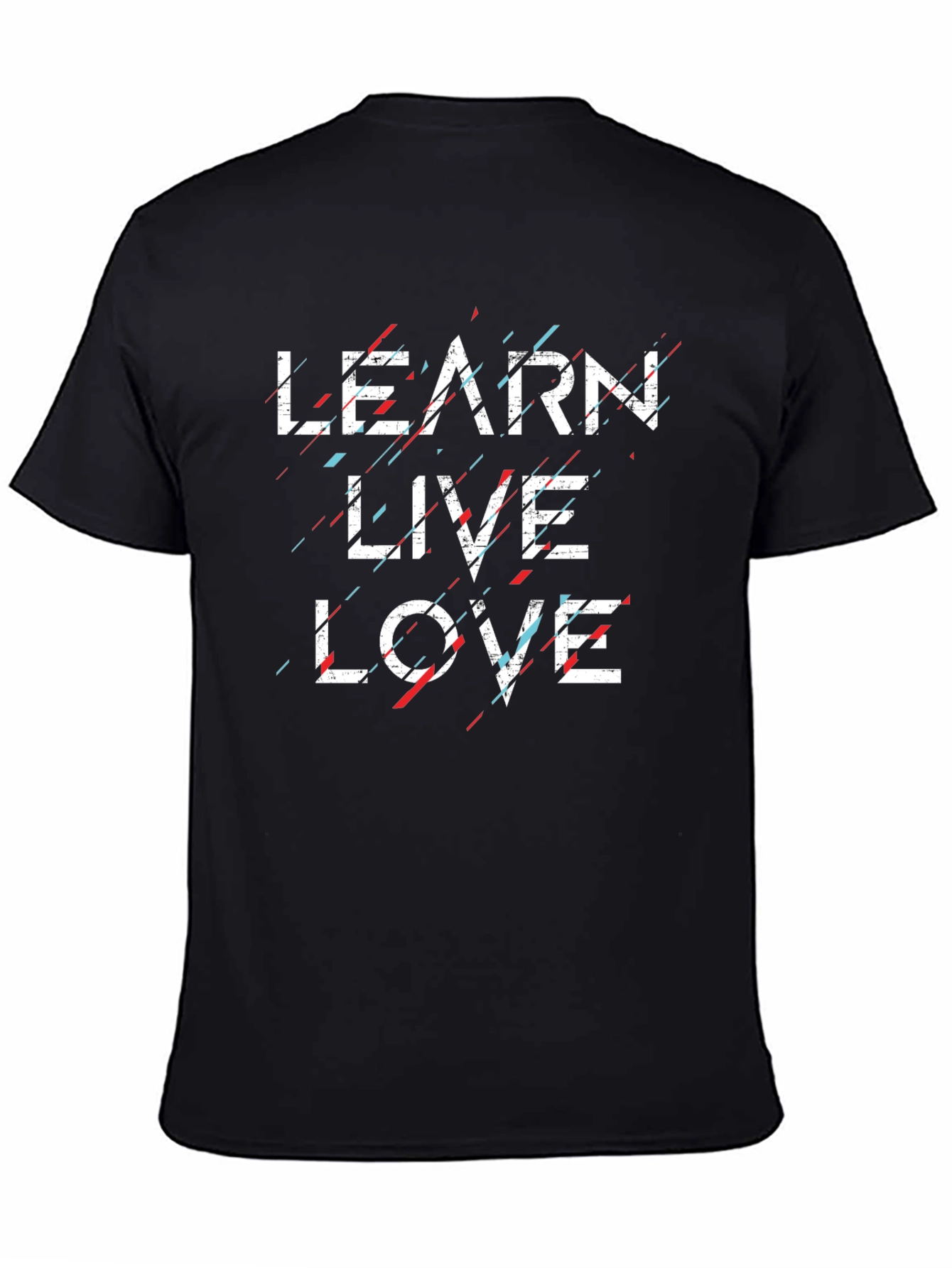 Learn Live Love Graphic T-Shirt - Black