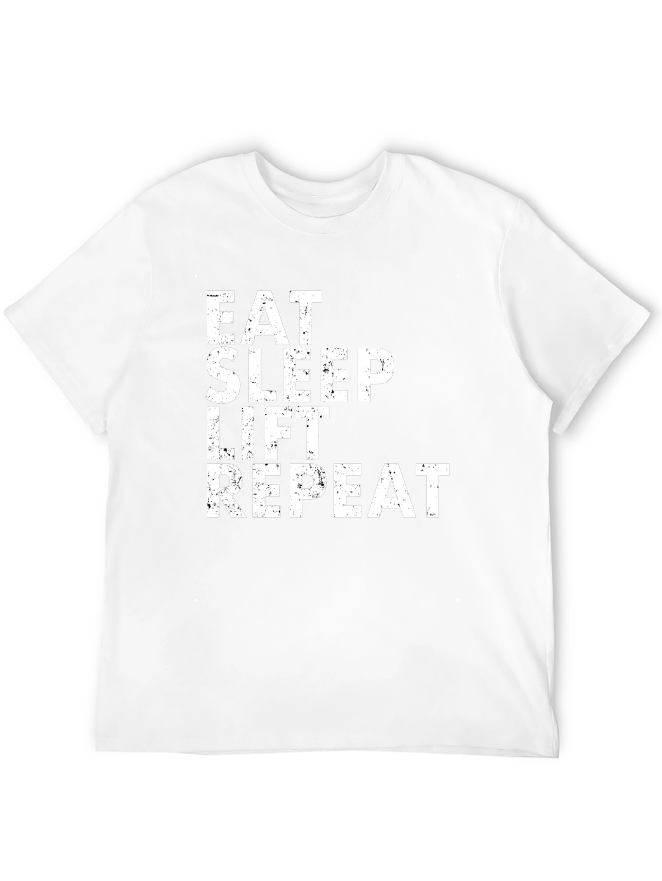 Eat Sleep Lift Repeat Black T-Shirt
