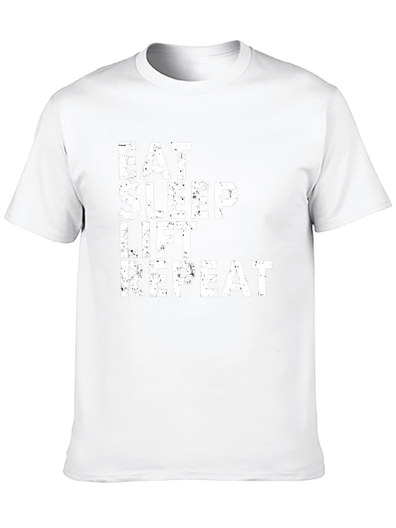 Eat Sleep Lift Repeat Black T-Shirt