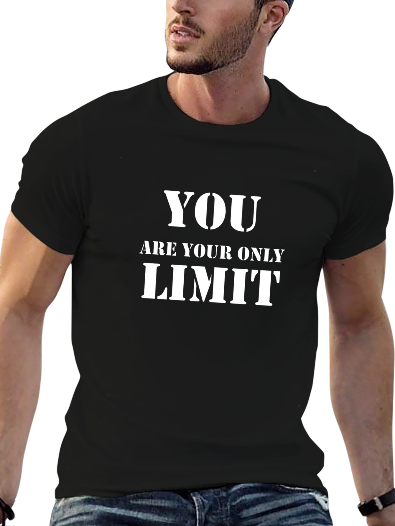Motivational Graphic Tee: You Are Your Only Limit