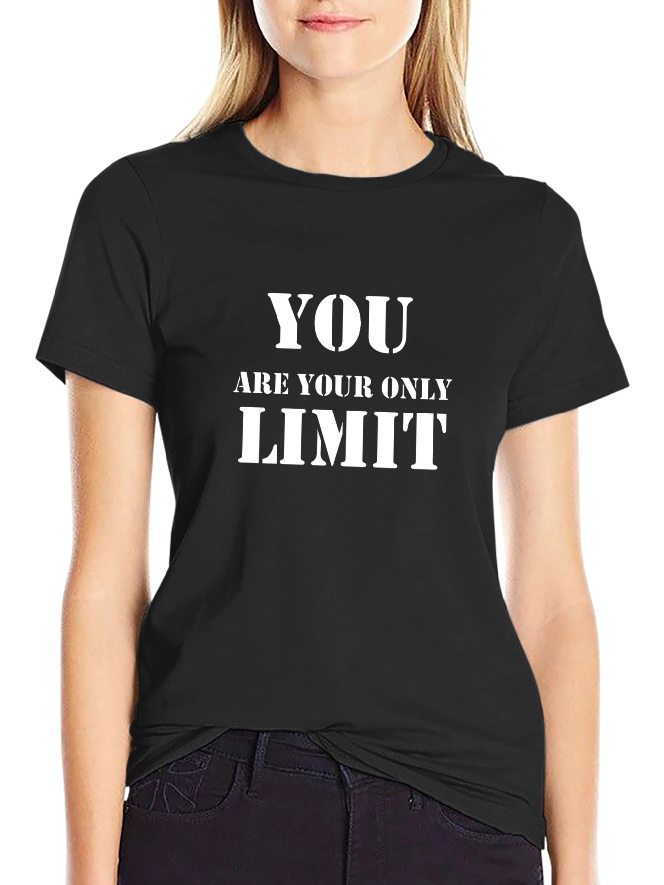 Motivational Graphic Tee: You Are Your Only Limit