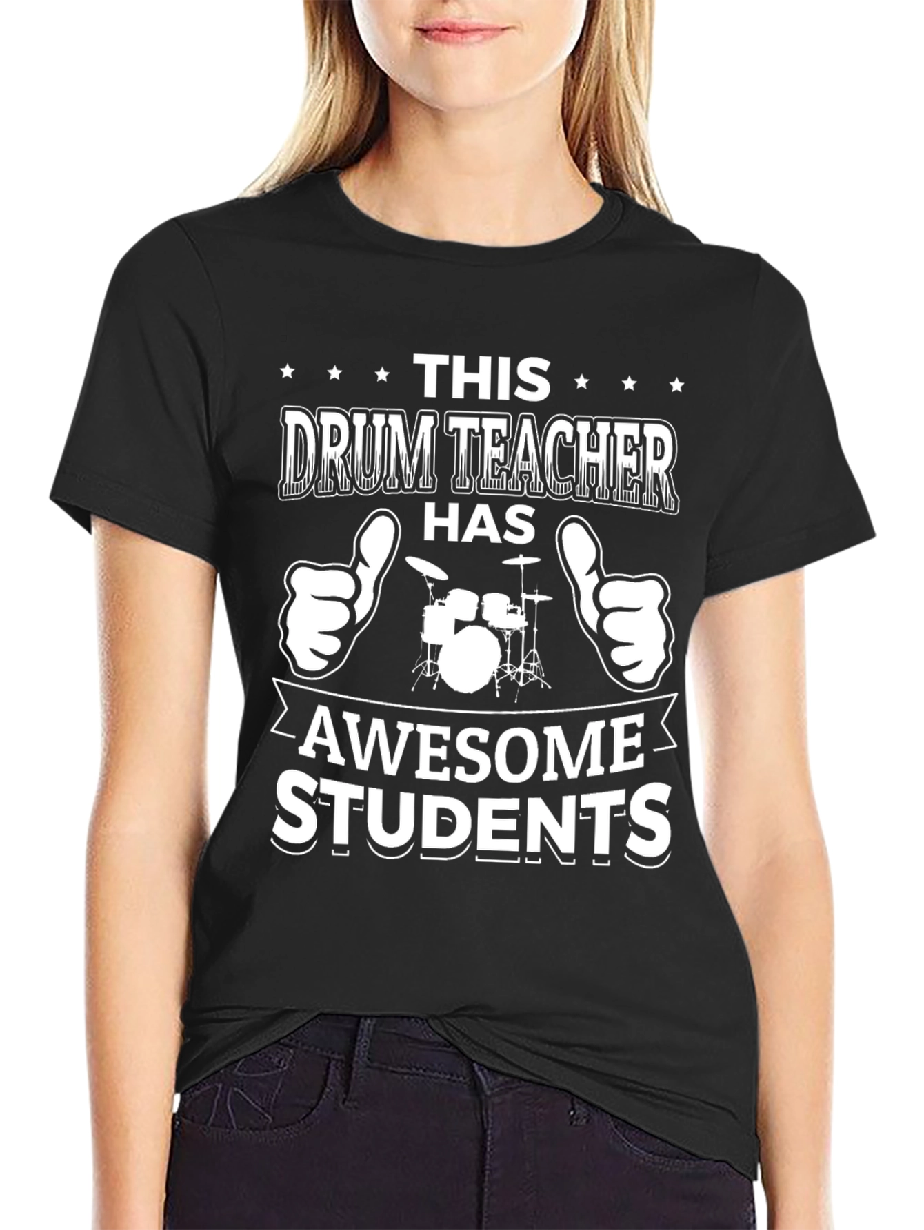 Drum Teacher Awesome Students Graphic T-Shirt