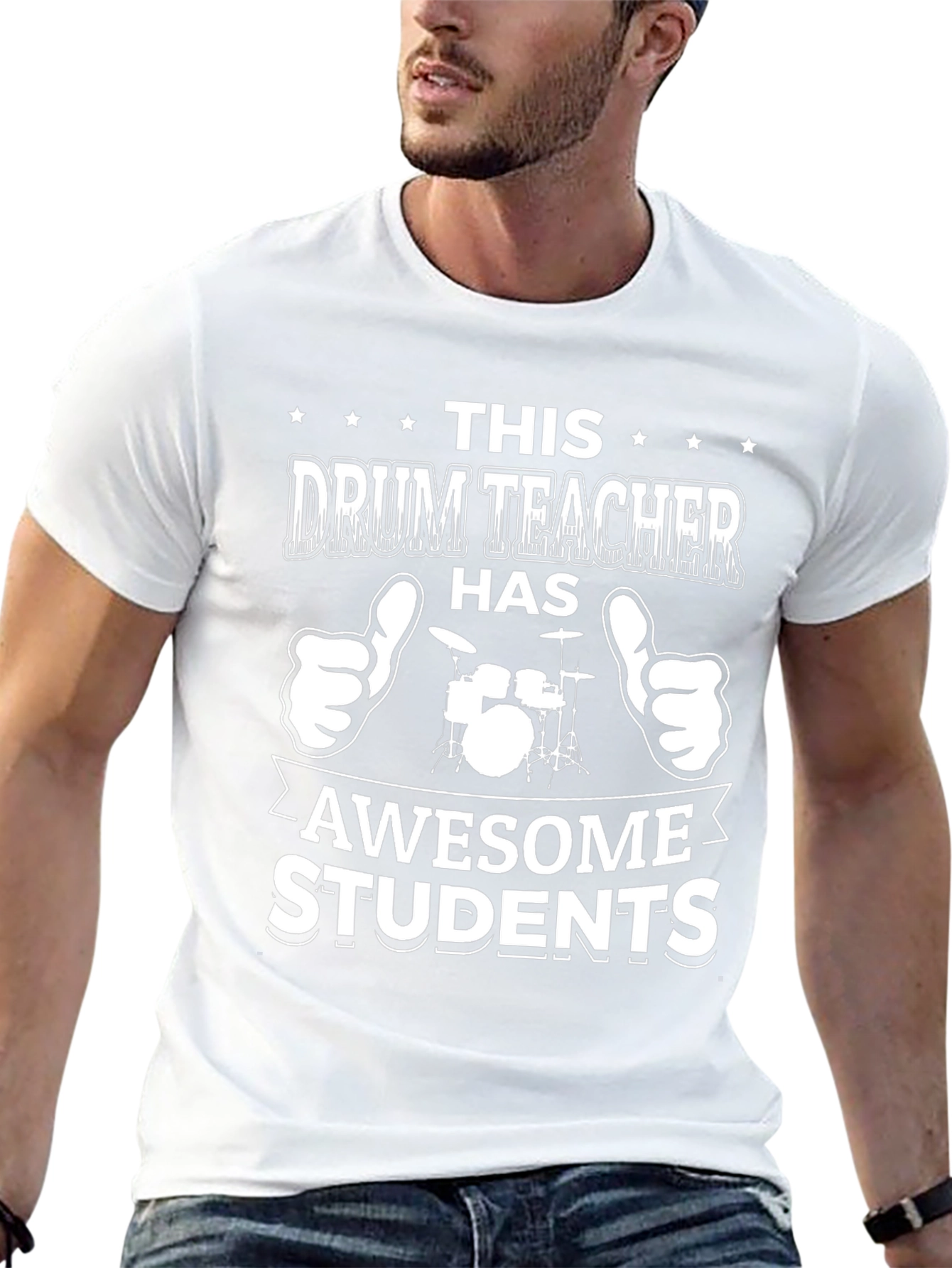 Drum Teacher Awesome Students Graphic T-Shirt