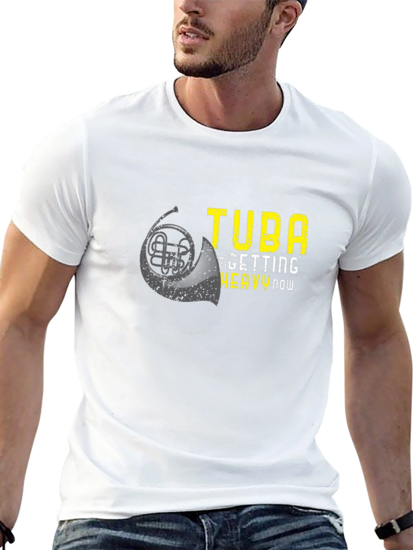 Tuba Getting Heavy Now Graphic T-Shirt