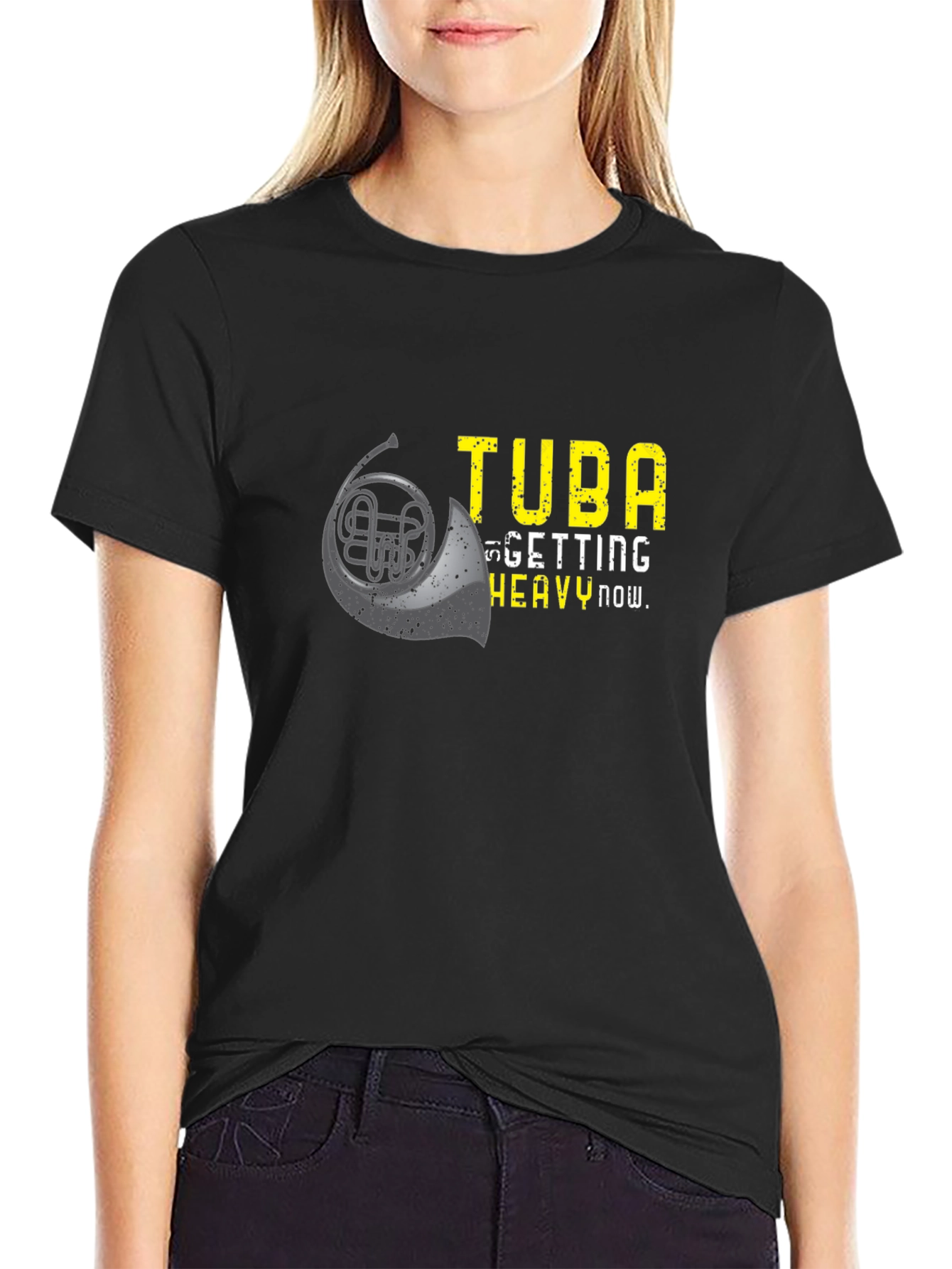 Tuba Getting Heavy Now Graphic T-Shirt