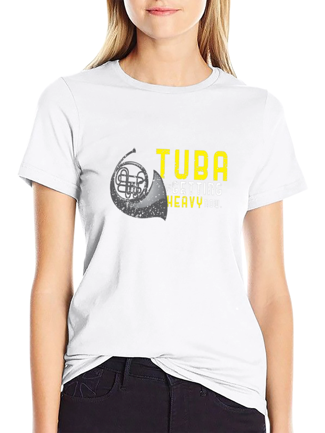 Tuba Getting Heavy Now Graphic T-Shirt