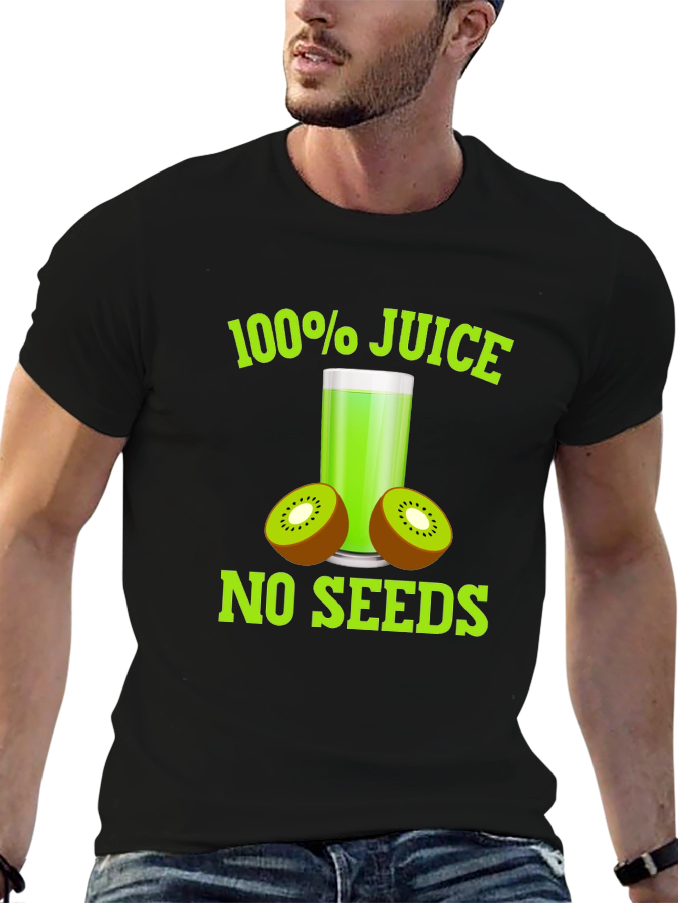100% Juice No Seeds T-Shirt - Kiwi Lover Tee