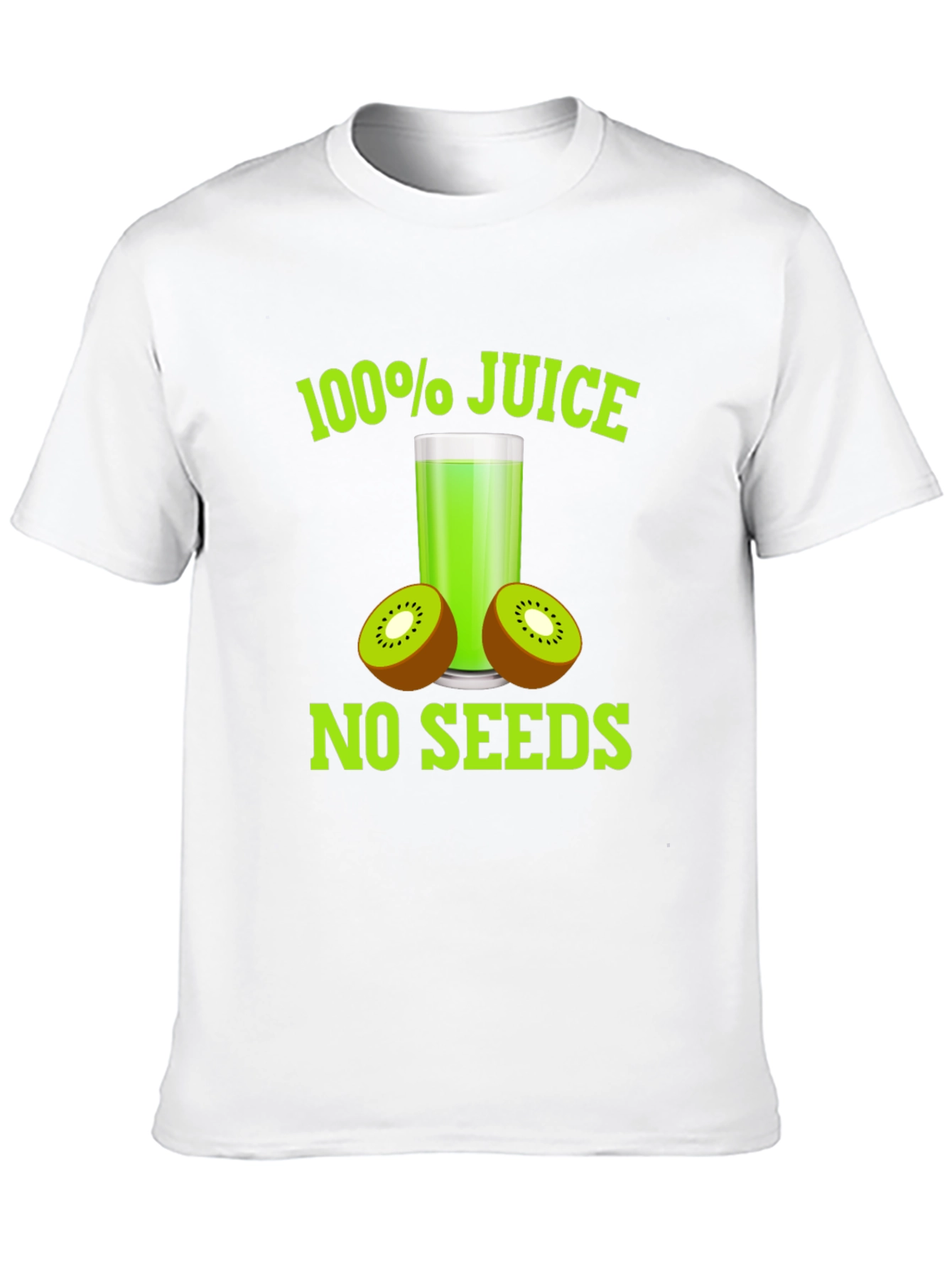 100% Juice No Seeds T-Shirt - Kiwi Lover Tee