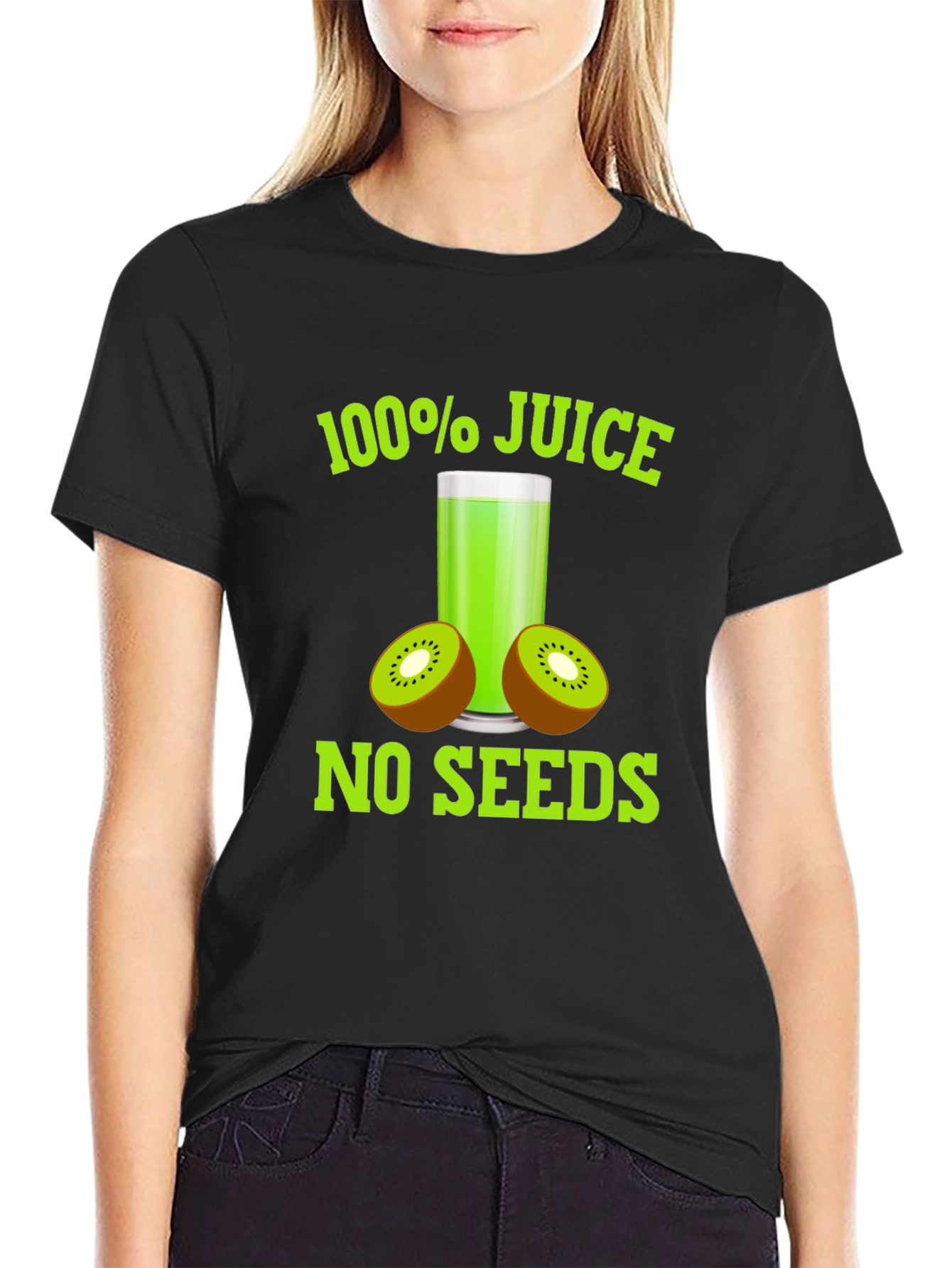 100% Juice No Seeds T-Shirt - Kiwi Lover Tee