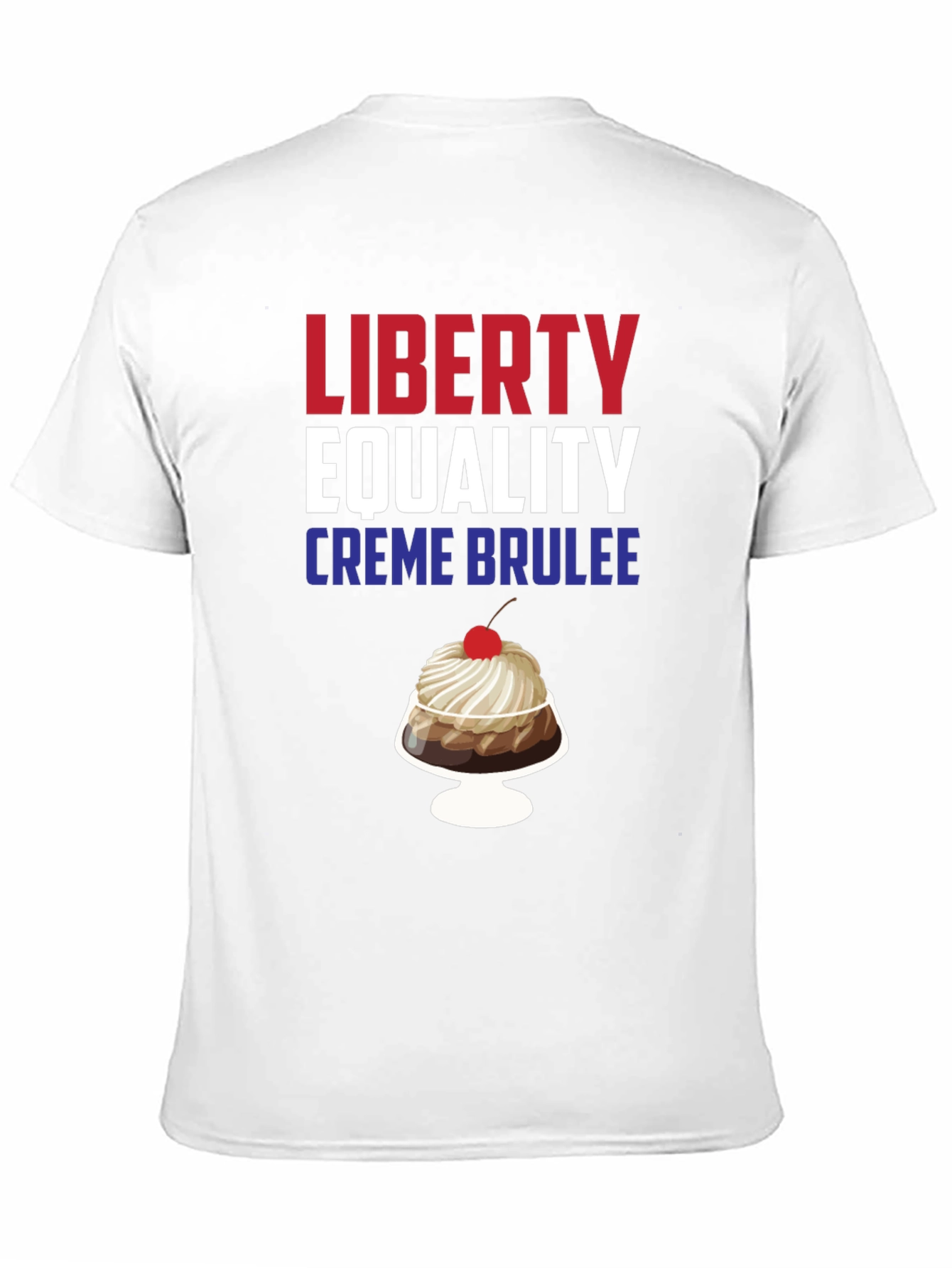 Liberty Equality Crème Brûlée Black Graphic Tee