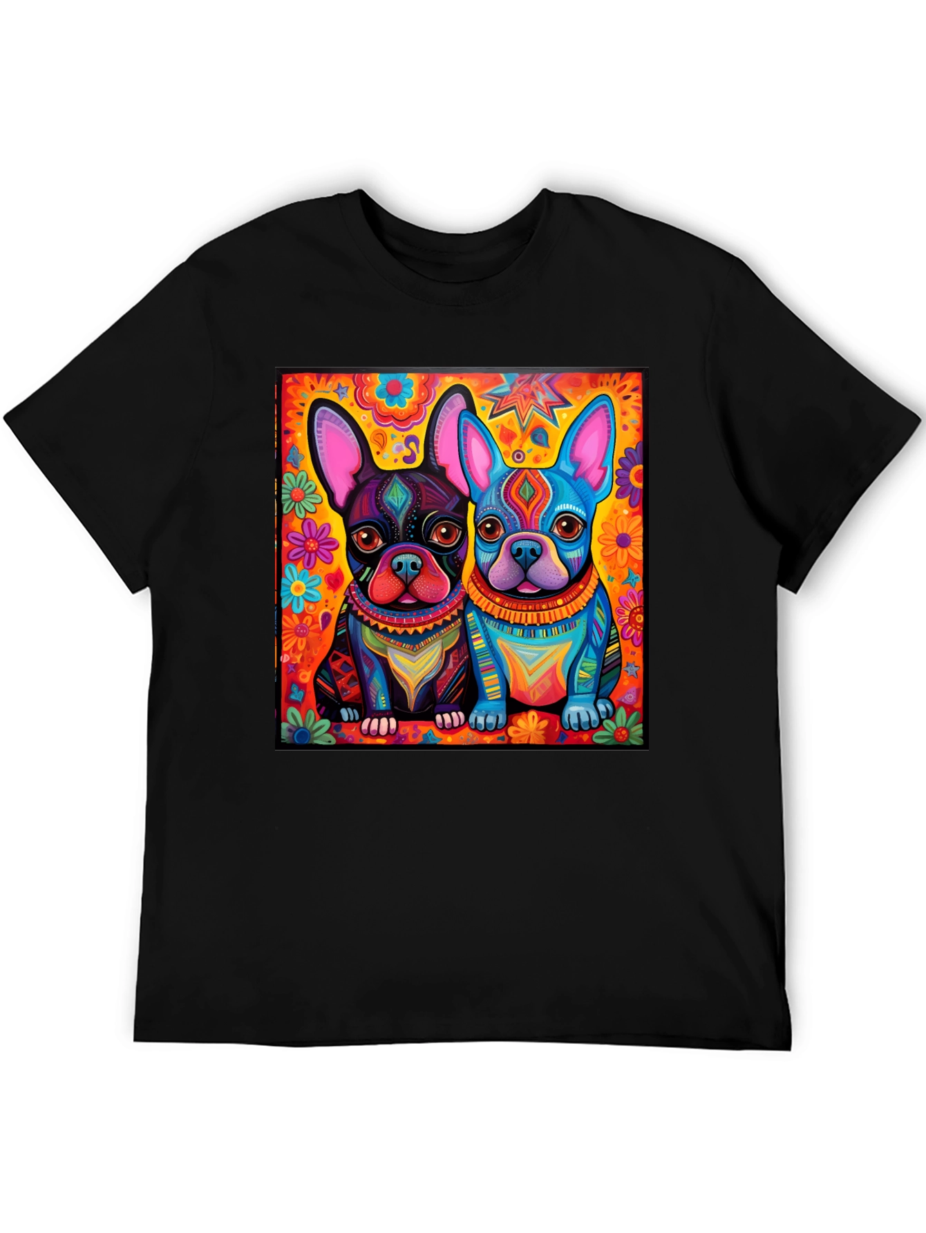 Funky French Bulldog Graphic Tee