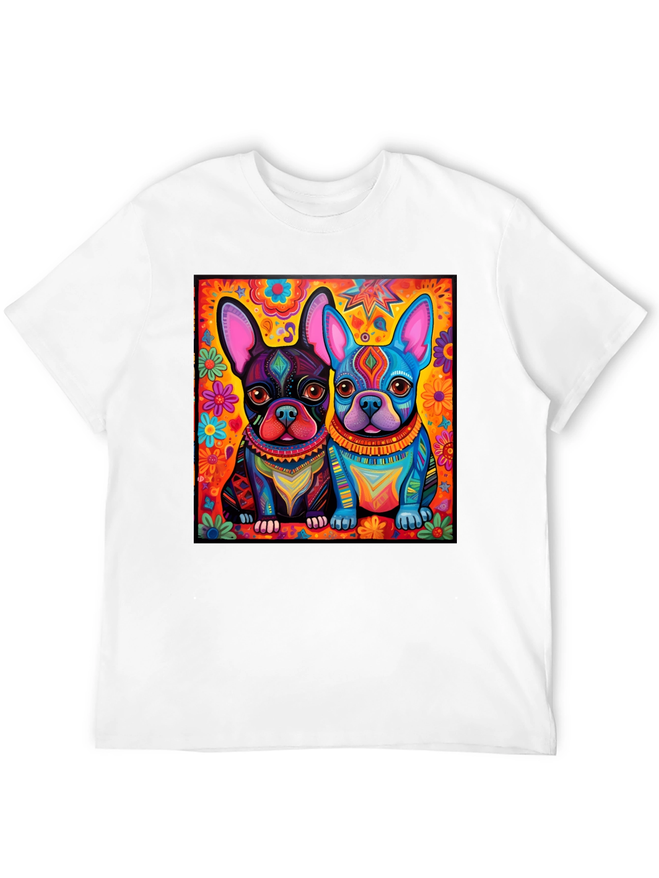 Funky French Bulldog Graphic Tee