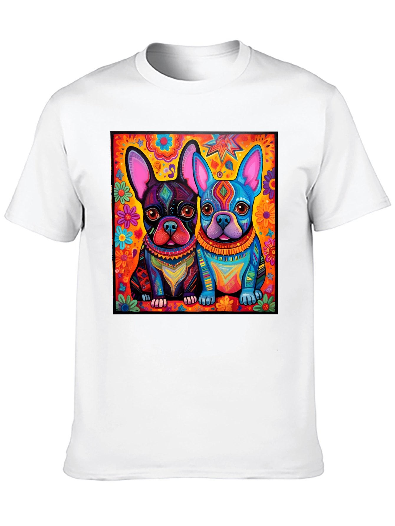 Funky French Bulldog Graphic Tee