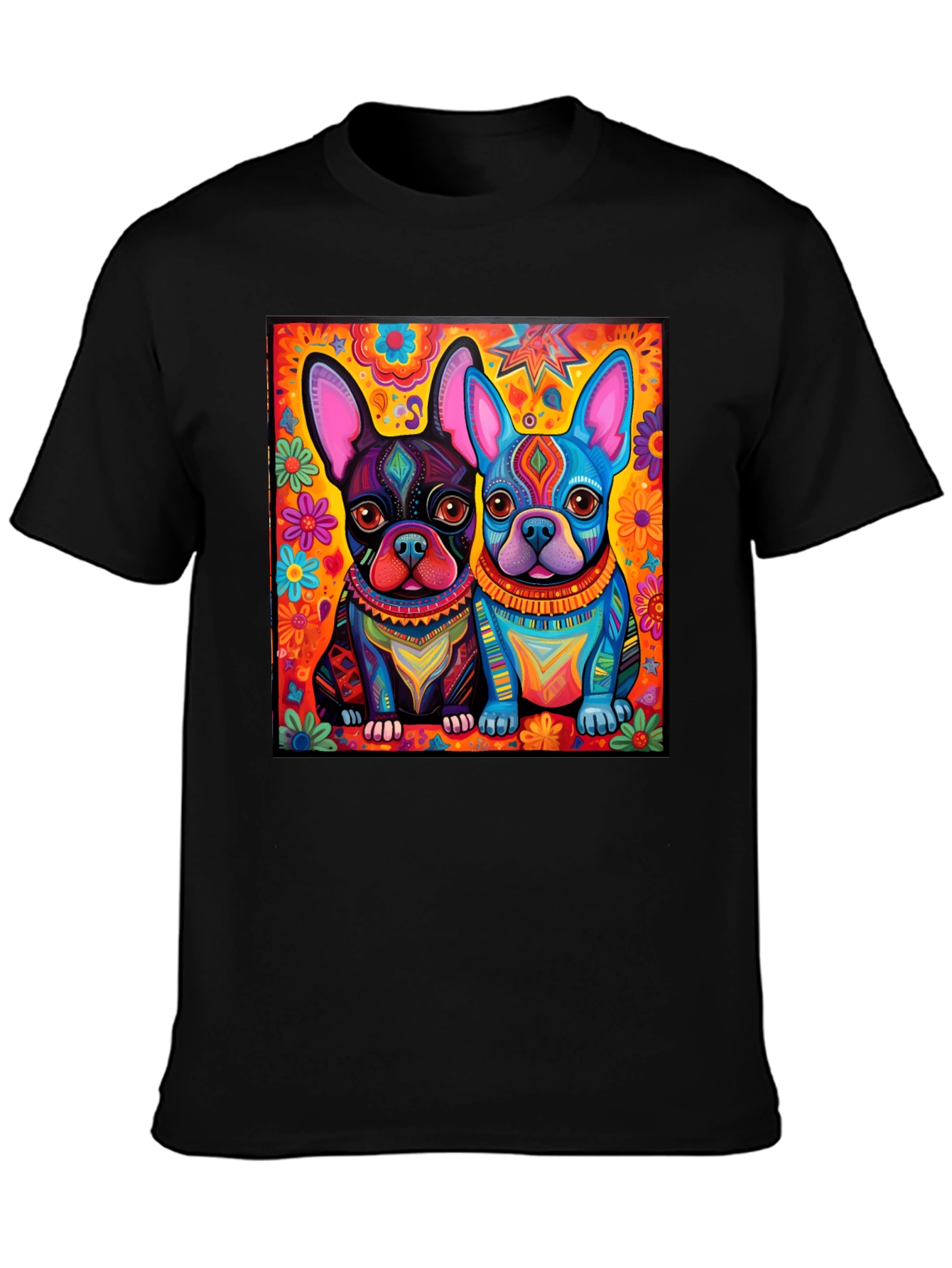 Funky French Bulldog Graphic Tee