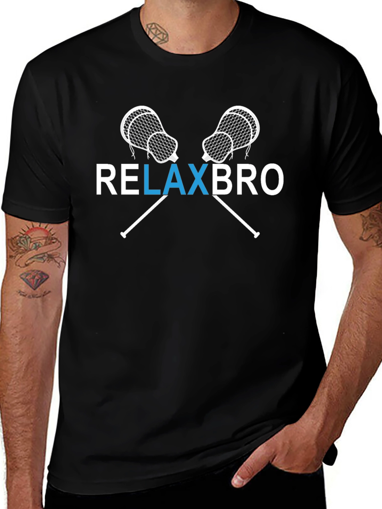 Relax Bro Lacrosse T-Shirt