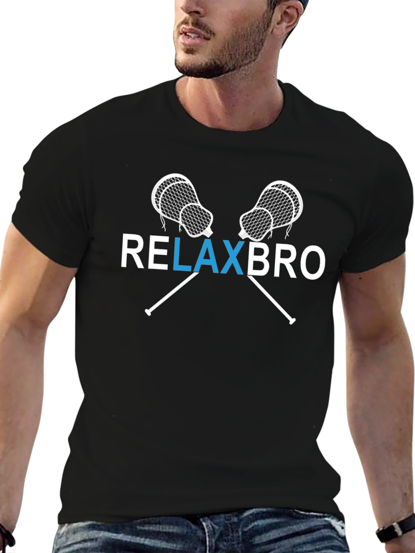 Relax Bro Lacrosse T-Shirt