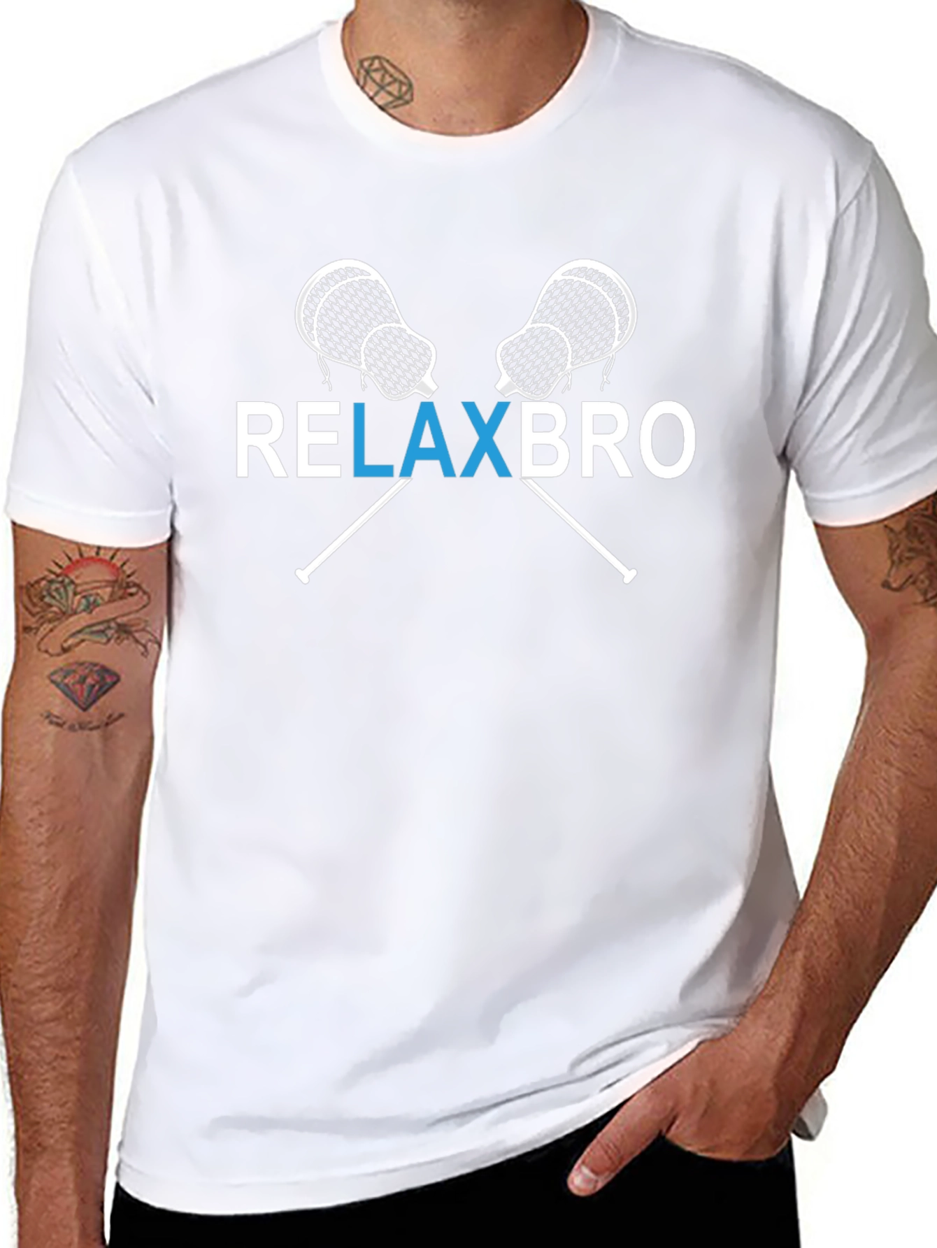 Relax Bro Lacrosse T-Shirt
