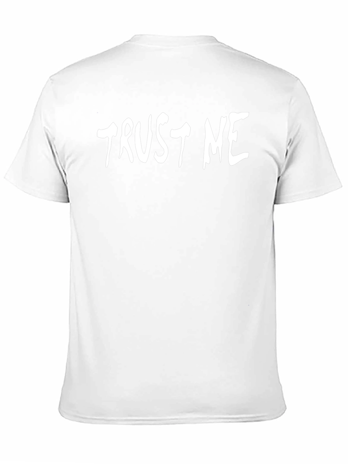 Trust Me Graphic Tee - Black Cotton Comfort